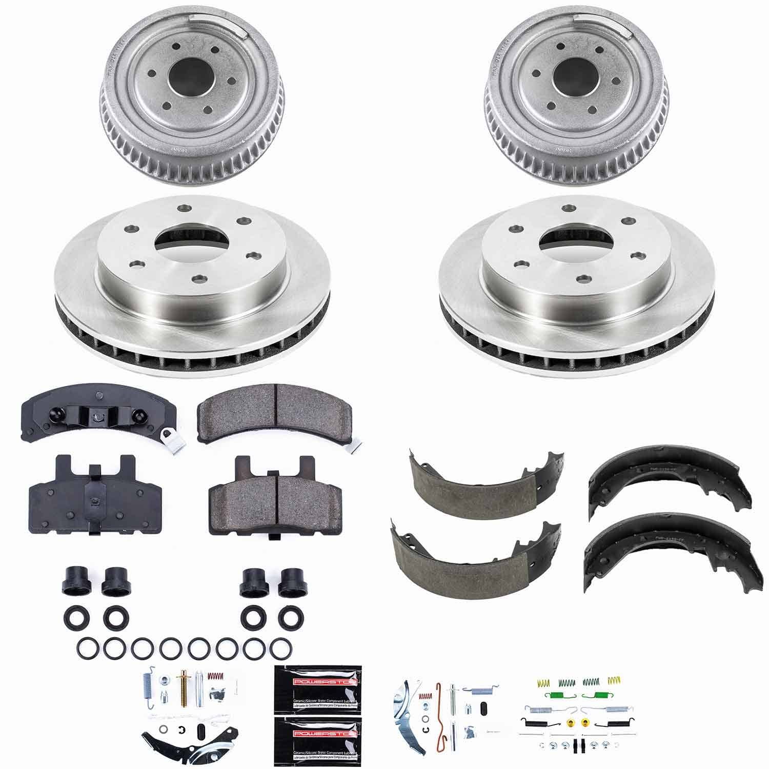 Power Stop - KOE15035DK - Complete Vehicle Disc/Drum Brake Kit