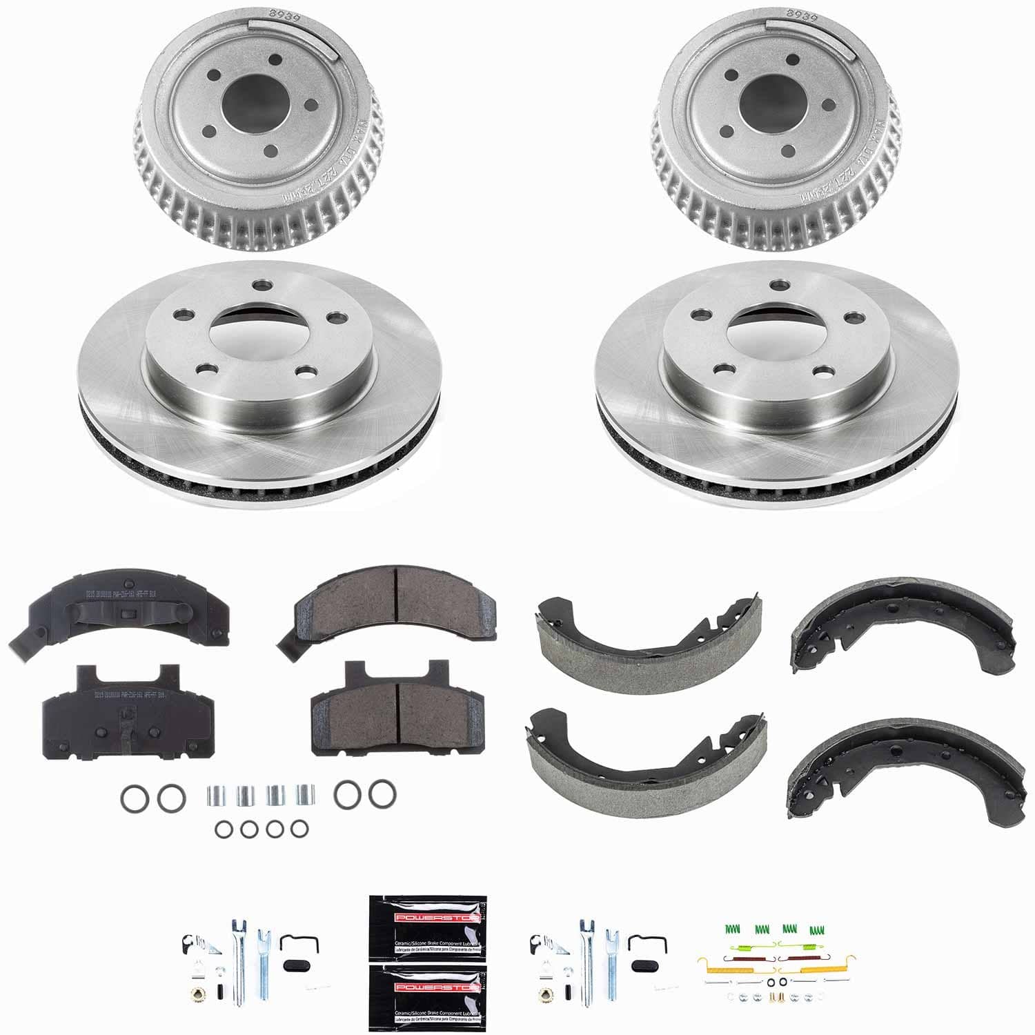 Power Stop - KOE15084DK - Complete Vehicle Disc/Drum Brake Kit