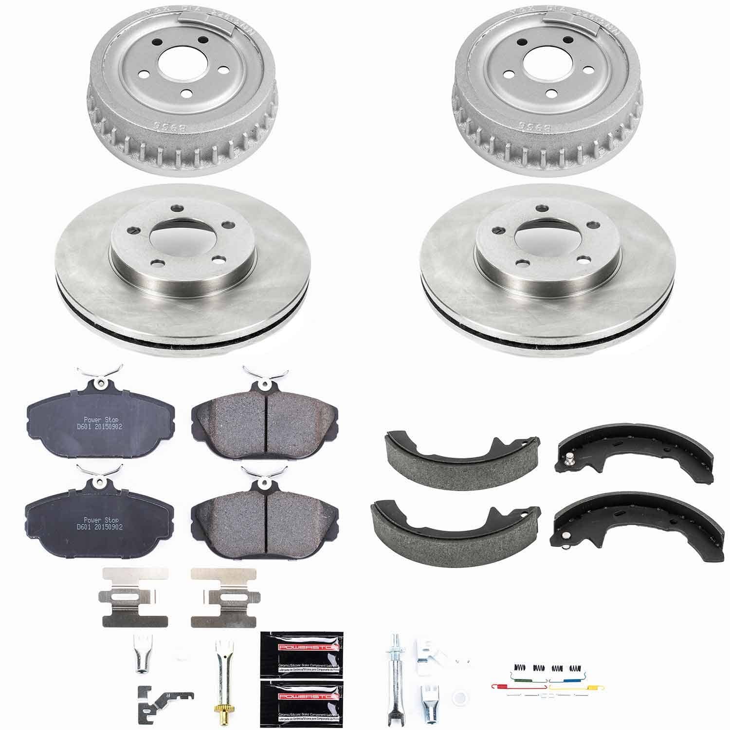 Power Stop - KOE15101DK - Complete Vehicle Disc/Drum Brake Kit