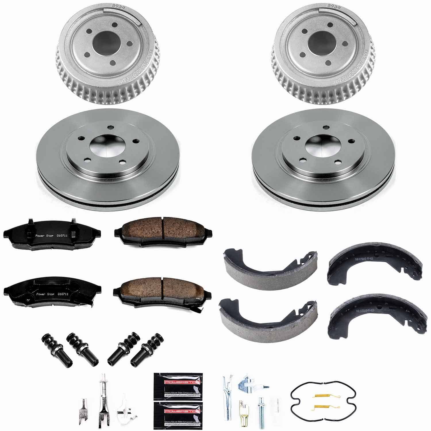 Power Stop - KOE15125DK - Complete Vehicle Disc/Drum Brake Kit