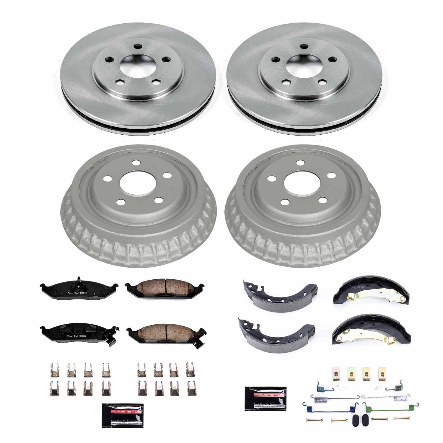 Power Stop - KOE15143DK - Complete Vehicle Disc/Drum Brake Kit
