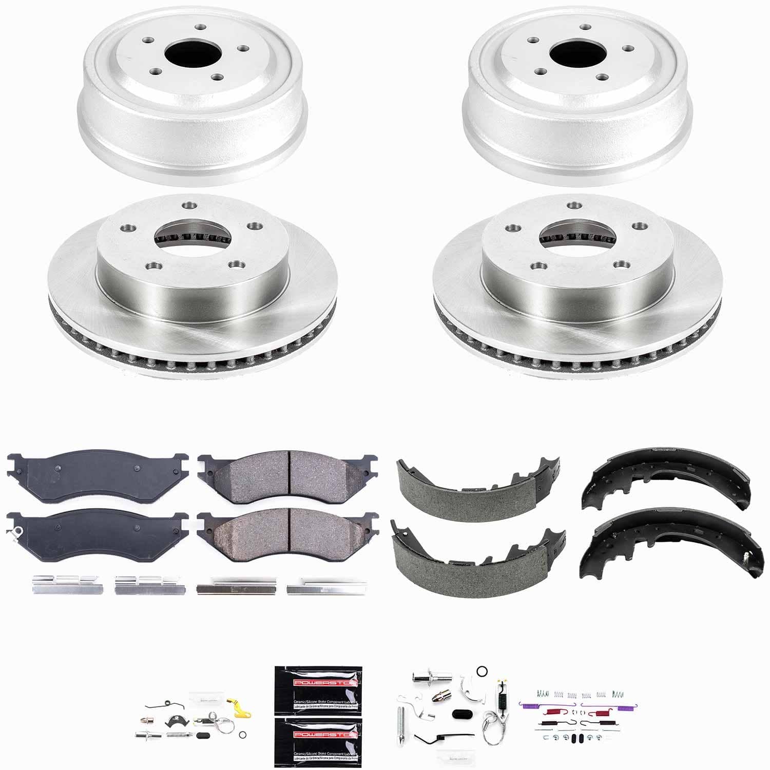 Power Stop - KOE15165DK - Complete Vehicle Disc/Drum Brake Kit
