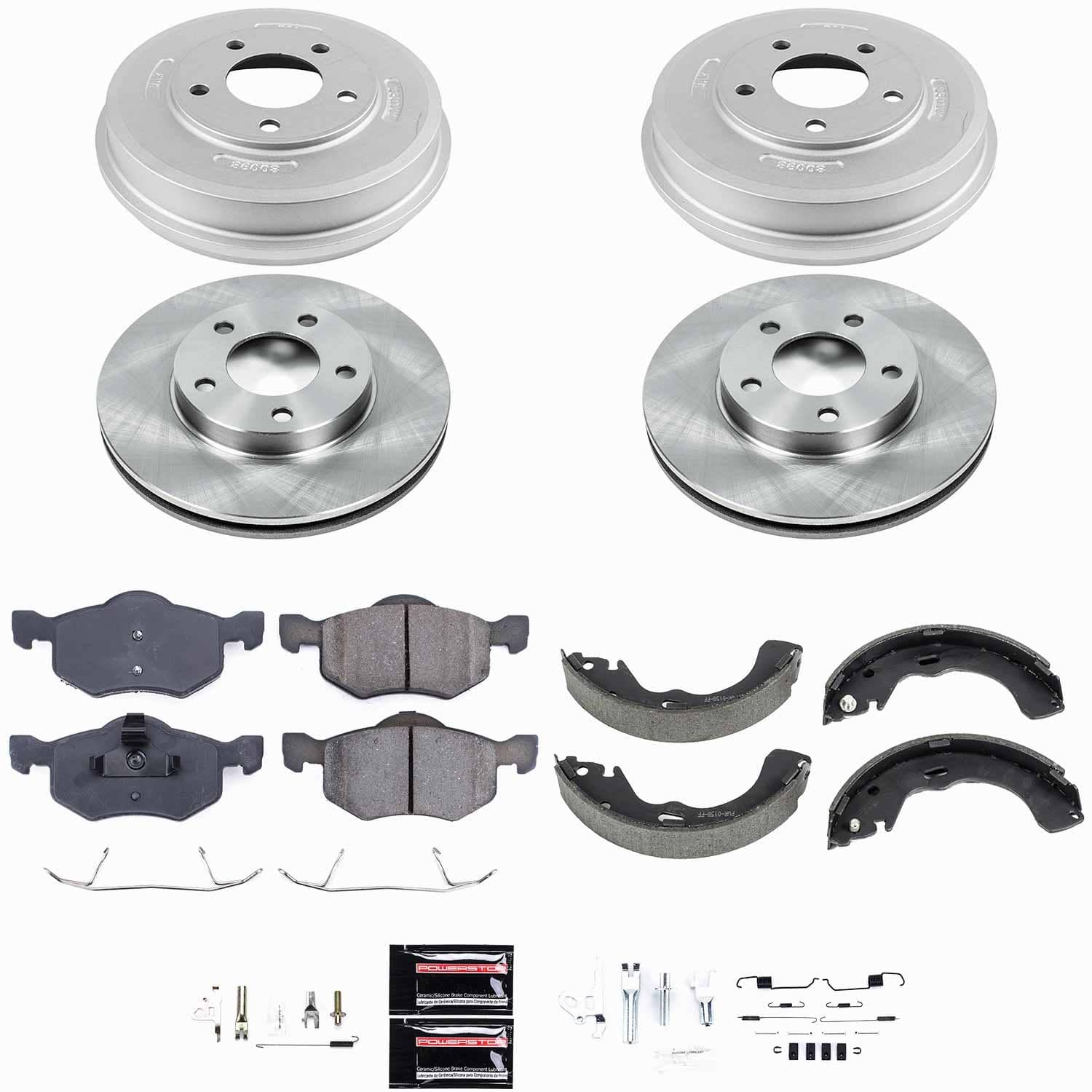 Power Stop - KOE15209DK - Complete Vehicle Disc/Drum Brake Kit