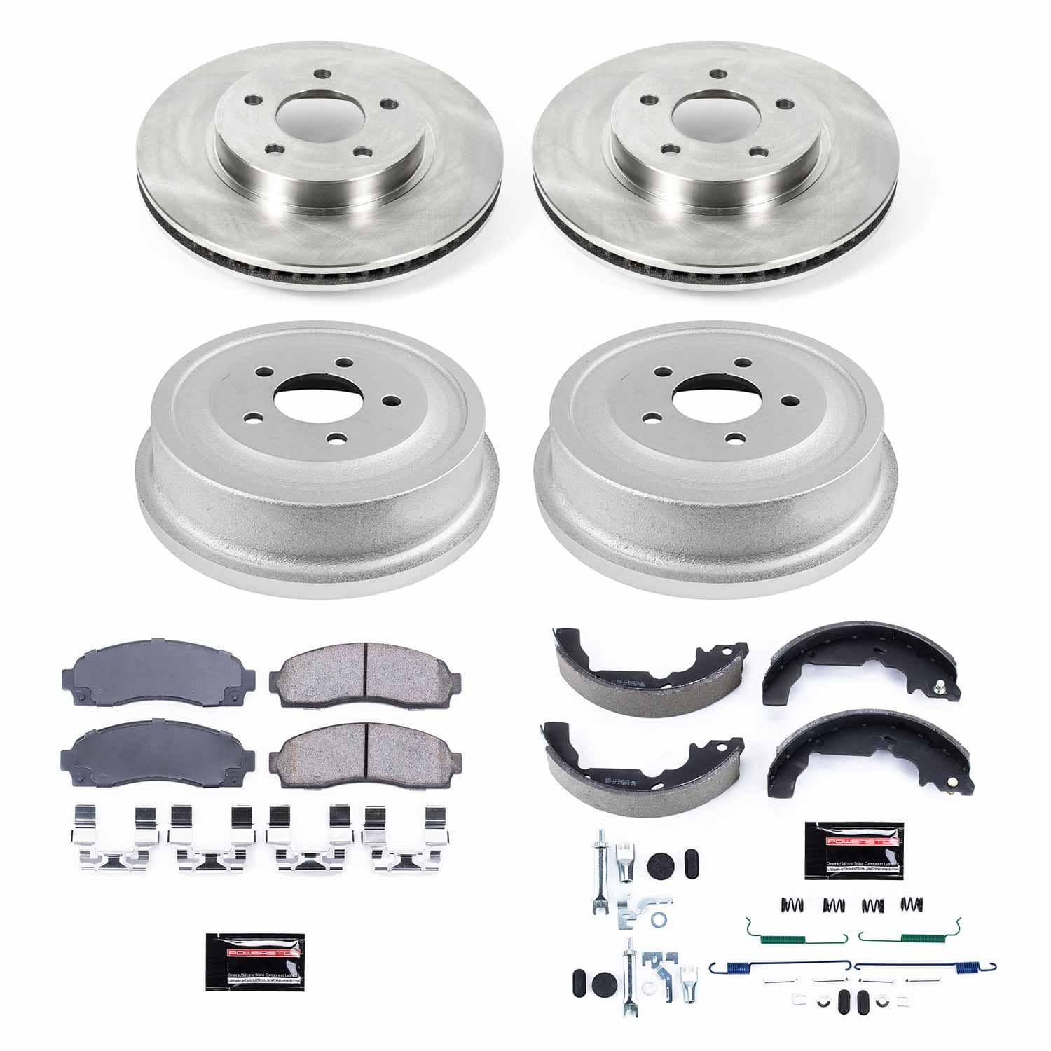 Power Stop - KOE15219DK - Complete Vehicle Disc/Drum Brake Kit