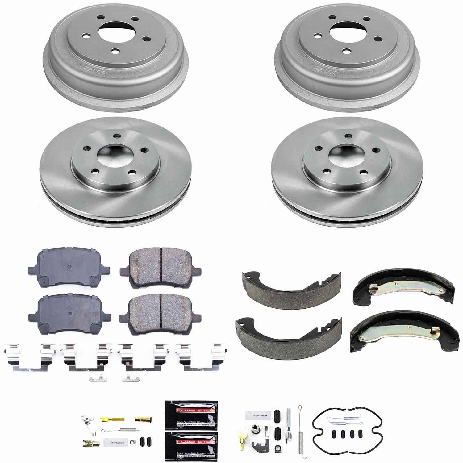 Power Stop - KOE15222DK - Complete Vehicle Disc/Drum Brake Kit
