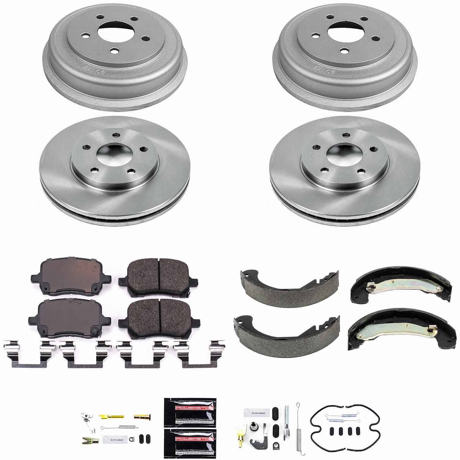 Power Stop - KOE15223DK - Complete Vehicle Disc/Drum Brake Kit