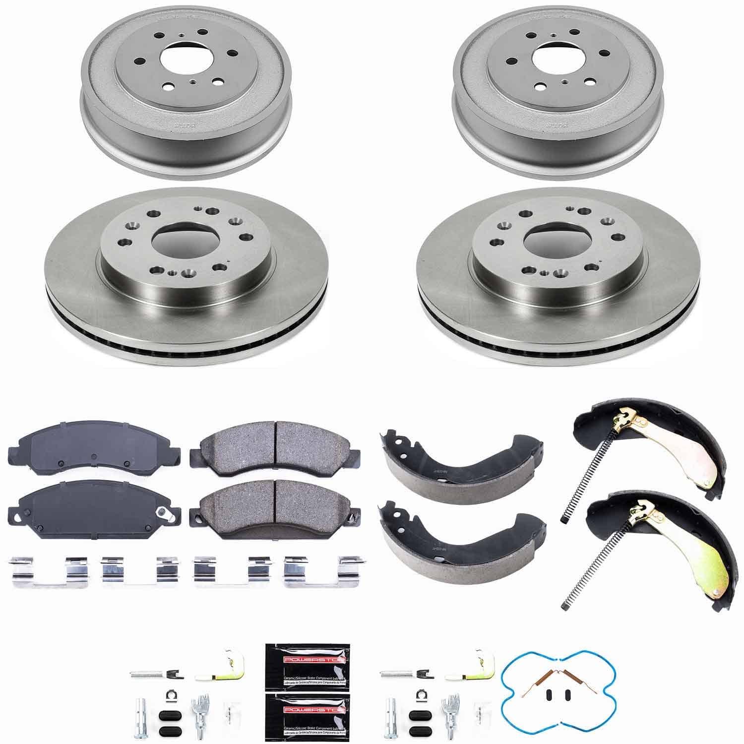 Power Stop - KOE15237DK - Complete Vehicle Disc/Drum Brake Kit