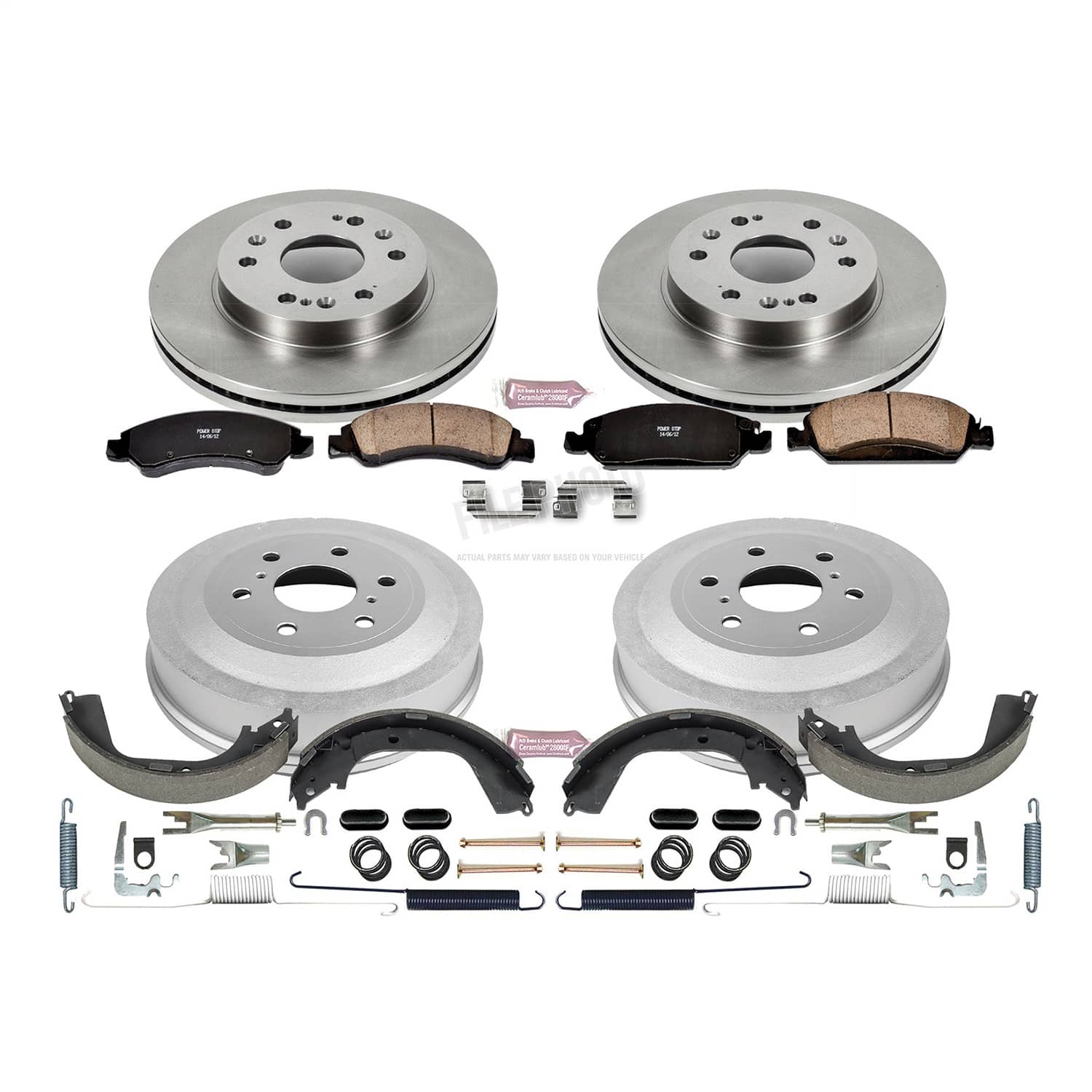 Power Stop - KOE15263DK - Complete Vehicle Disc/Drum Brake Kit