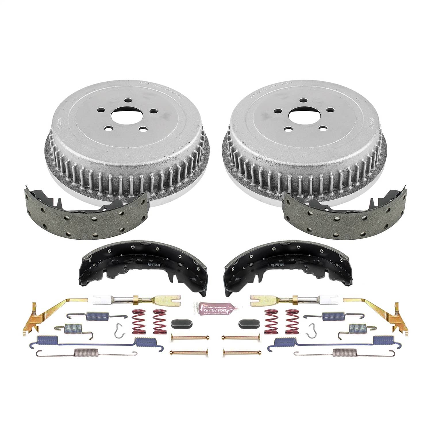 Power Stop - KOE15266DK - Rear - Drum Brake Shoe and Drum Kit