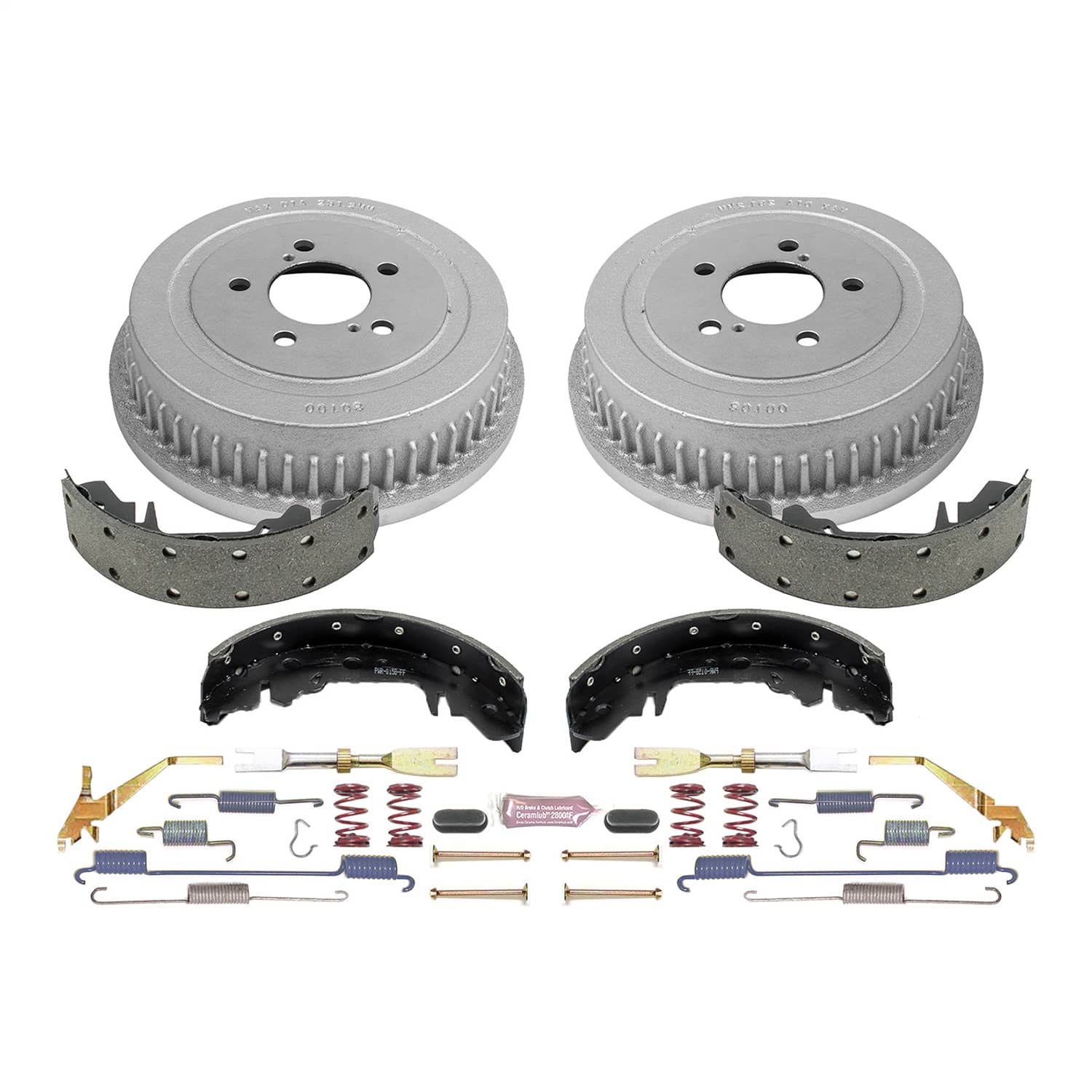 Power Stop - KOE15267DK - Rear - Drum Brake Shoe and Drum Kit