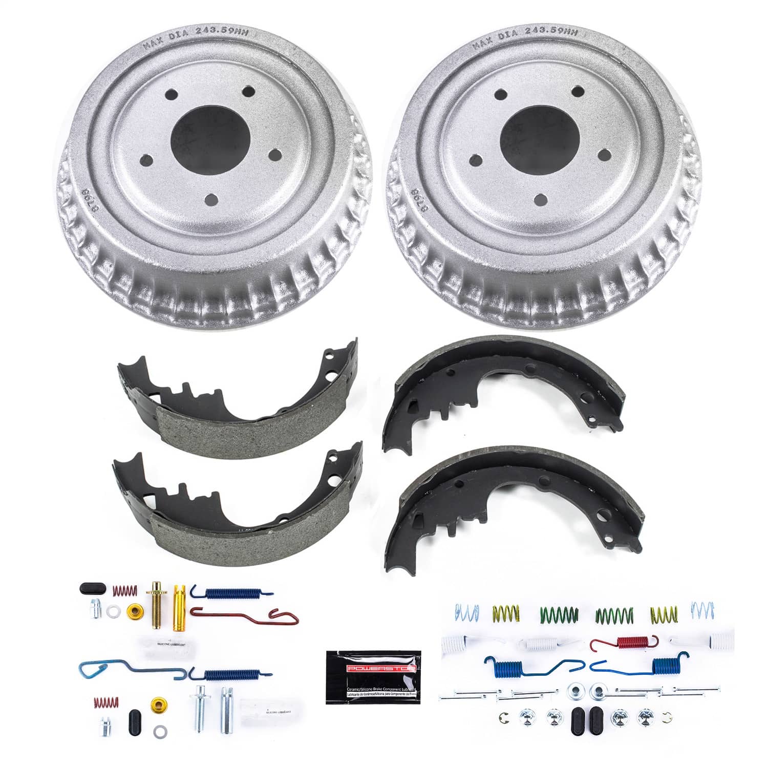Power Stop - KOE15274DK - Rear - Drum Brake Shoe and Drum Kit