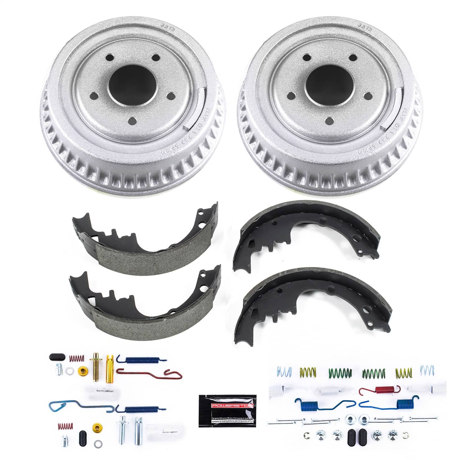 Power Stop - KOE15275DK - Rear - Drum Brake Shoe and Drum Kit