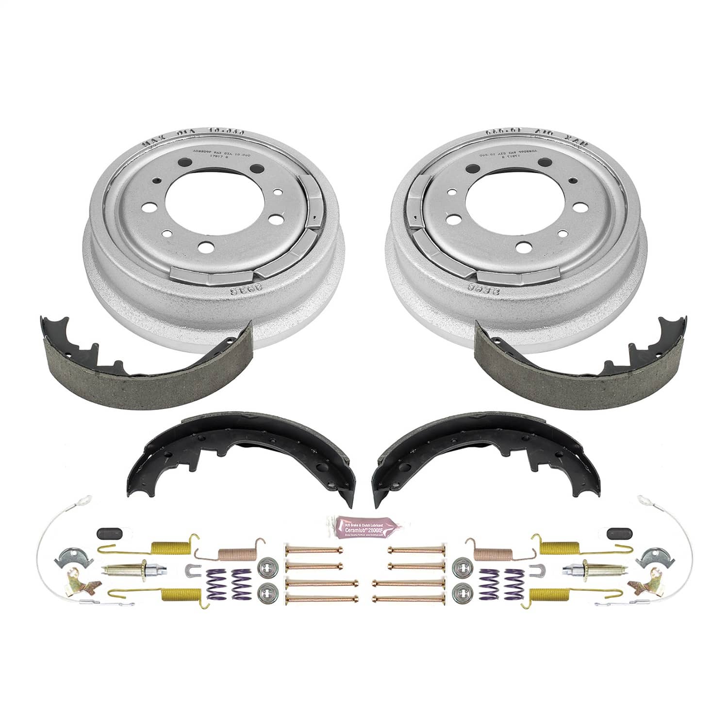 Power Stop - KOE15277DK - Rear - Drum Brake Shoe and Drum Kit