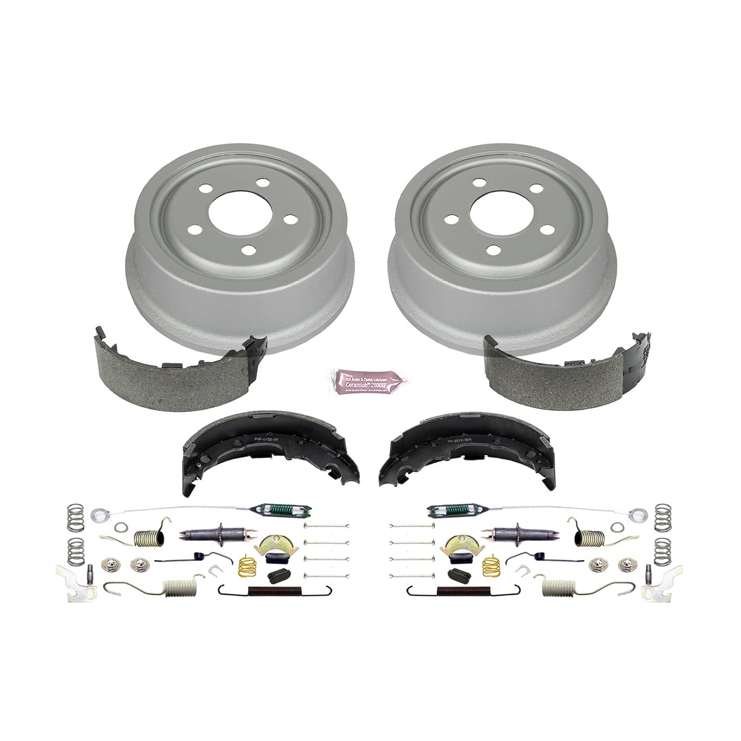 Power Stop - KOE15300DK - Rear - Drum Brake Shoe and Drum Kit