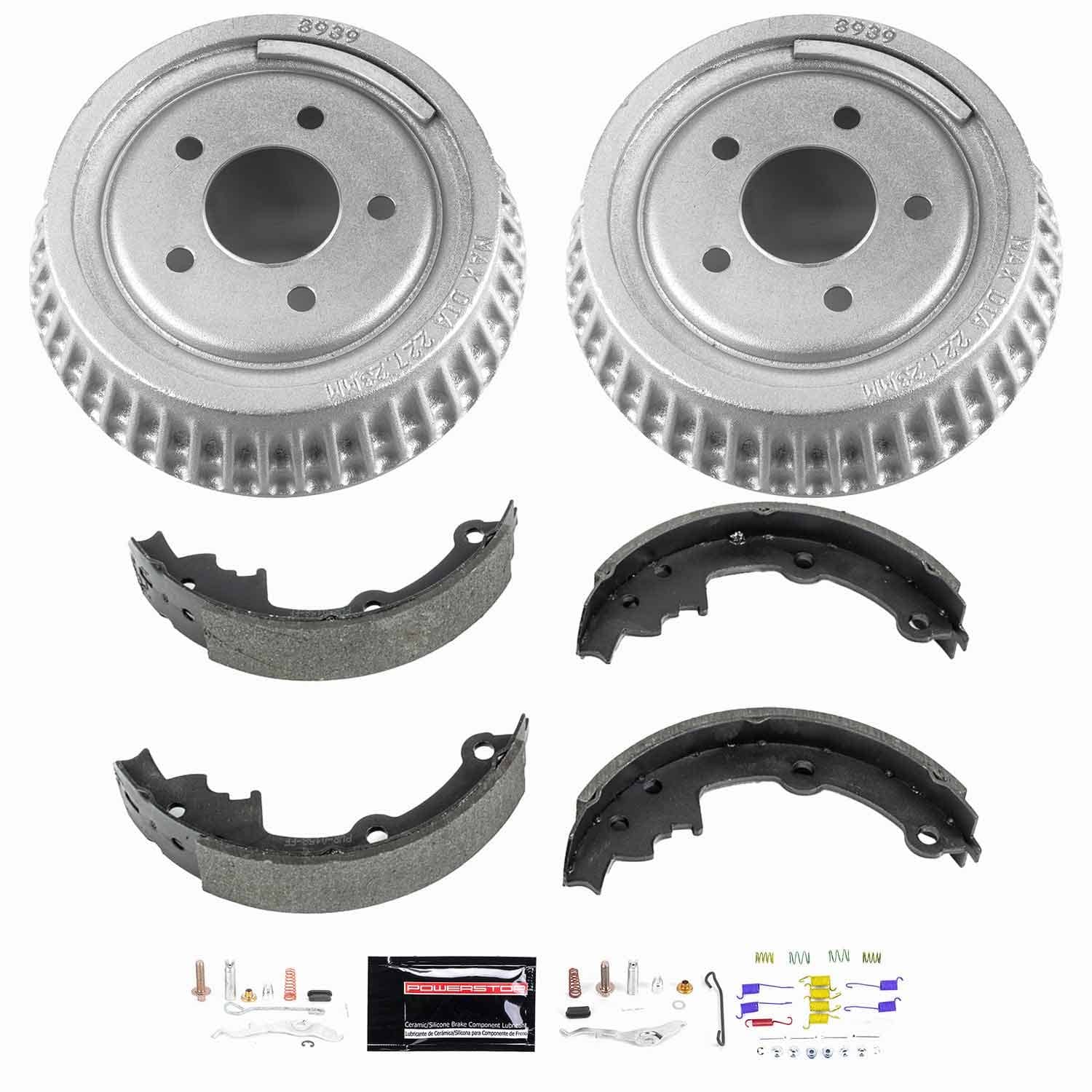 Power Stop - KOE15306DK - Rear - Drum Brake Shoe and Drum Kit