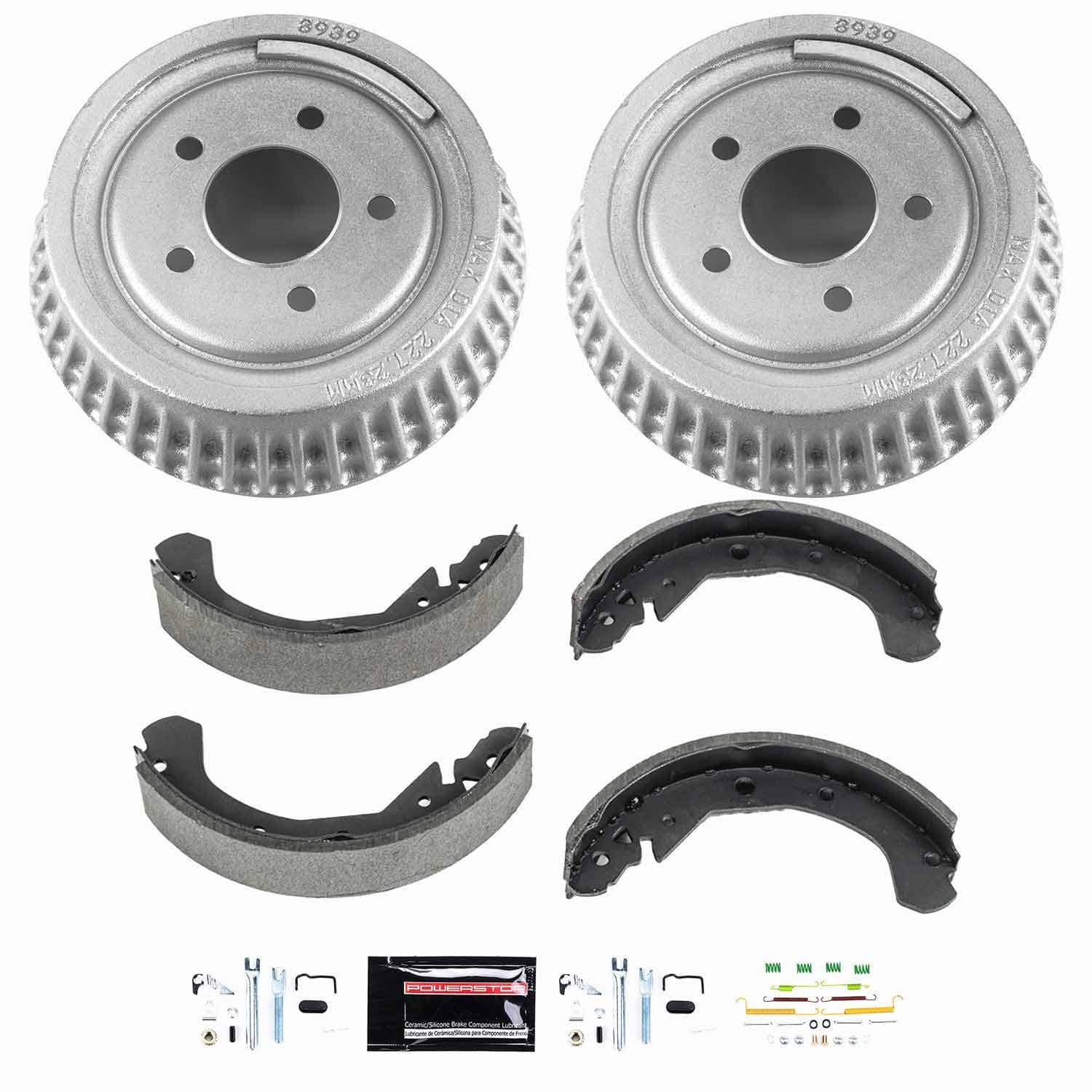 Power Stop - KOE15308DK - Rear - Drum Brake Shoe and Drum Kit