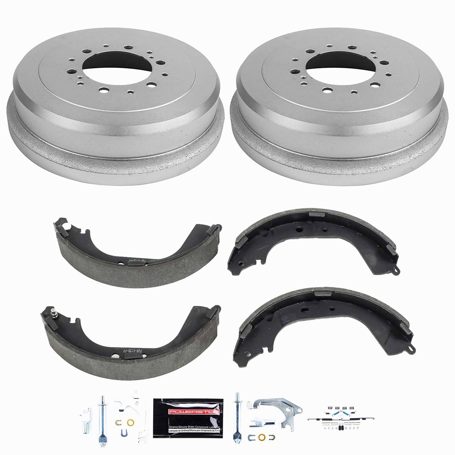 Power Stop - KOE15313DK - Rear - Drum Brake Shoe and Drum Kit