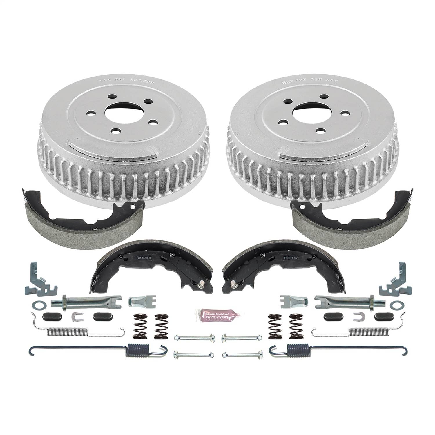 Power Stop - KOE15325DK - Rear - Drum Brake Shoe and Drum Kit