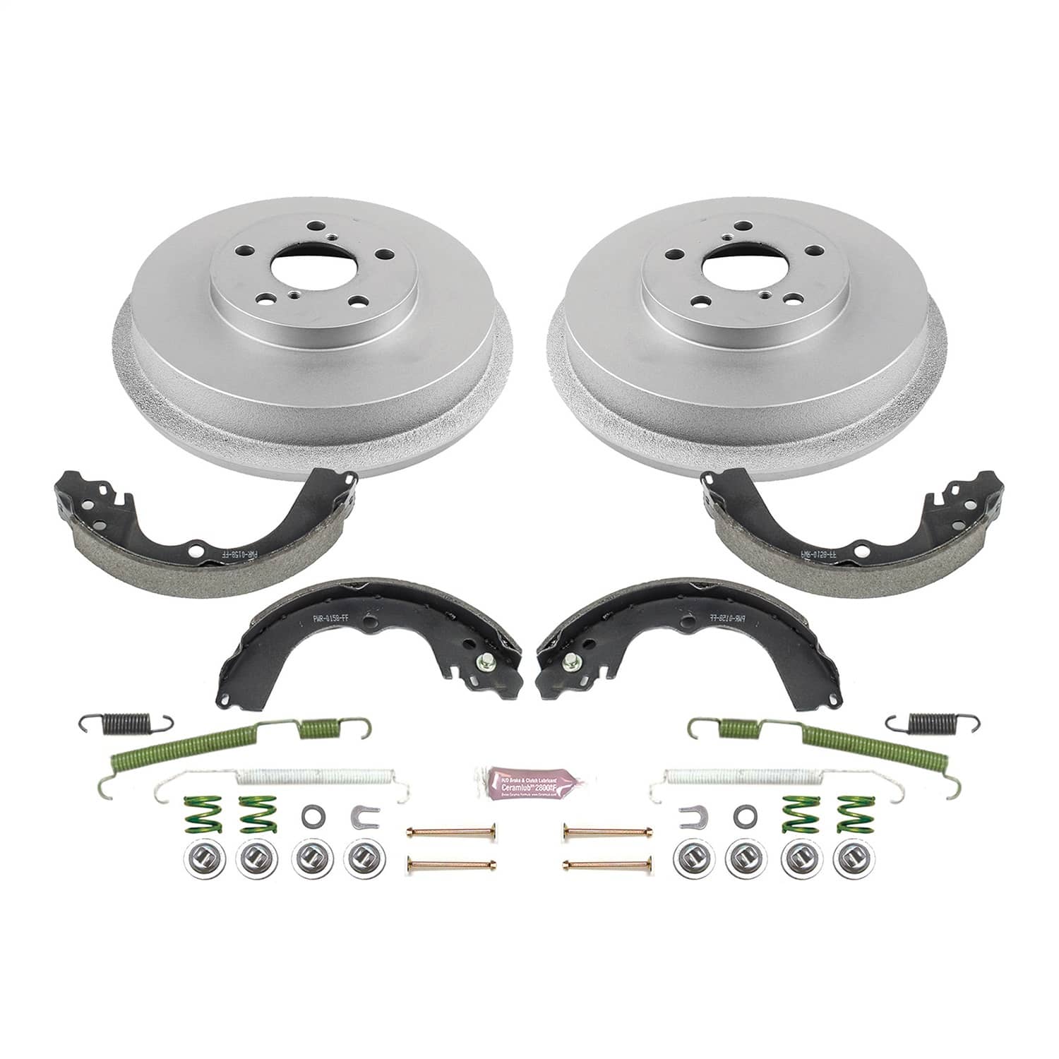 Power Stop - KOE15332DK - Rear - Drum Brake Shoe and Drum Kit