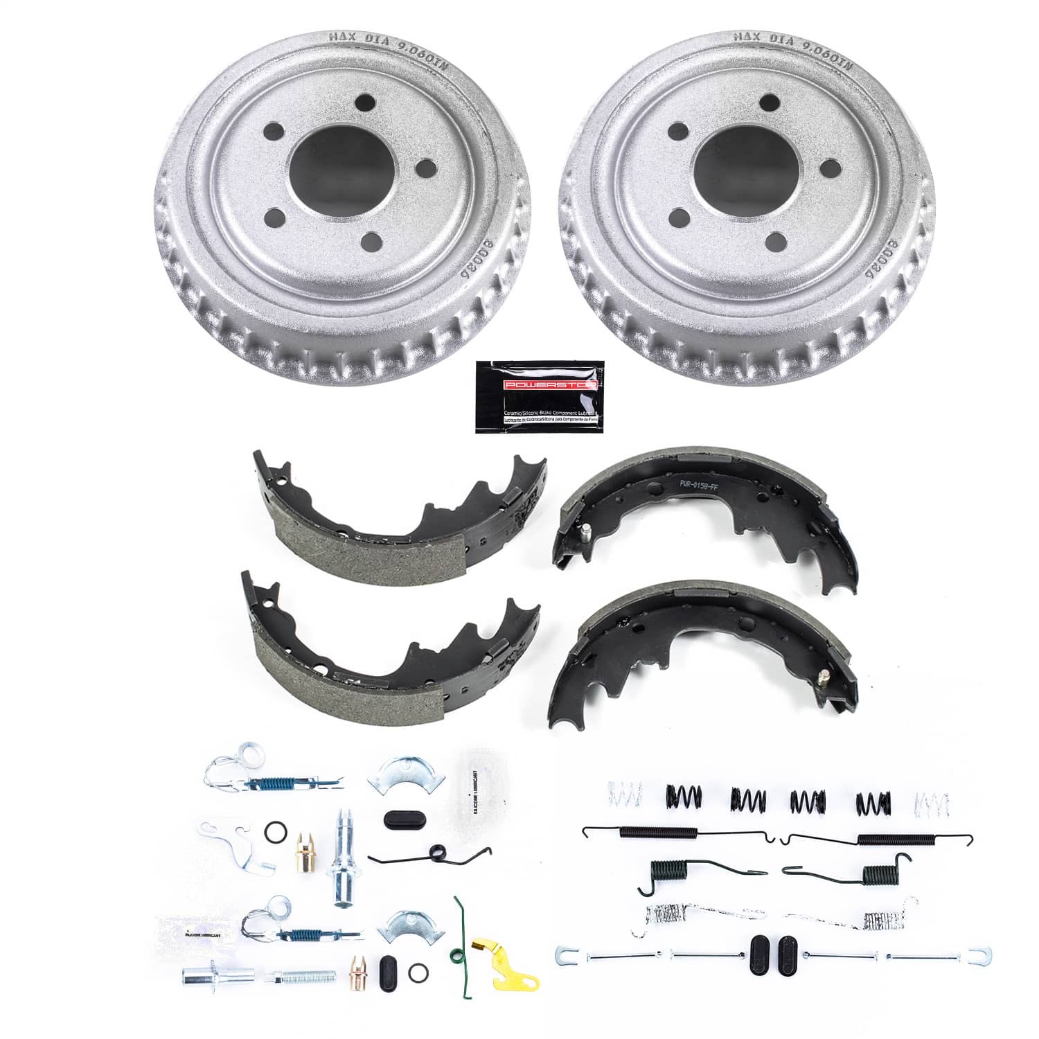 Power Stop - KOE15335DK - Rear - Drum Brake Shoe and Drum Kit