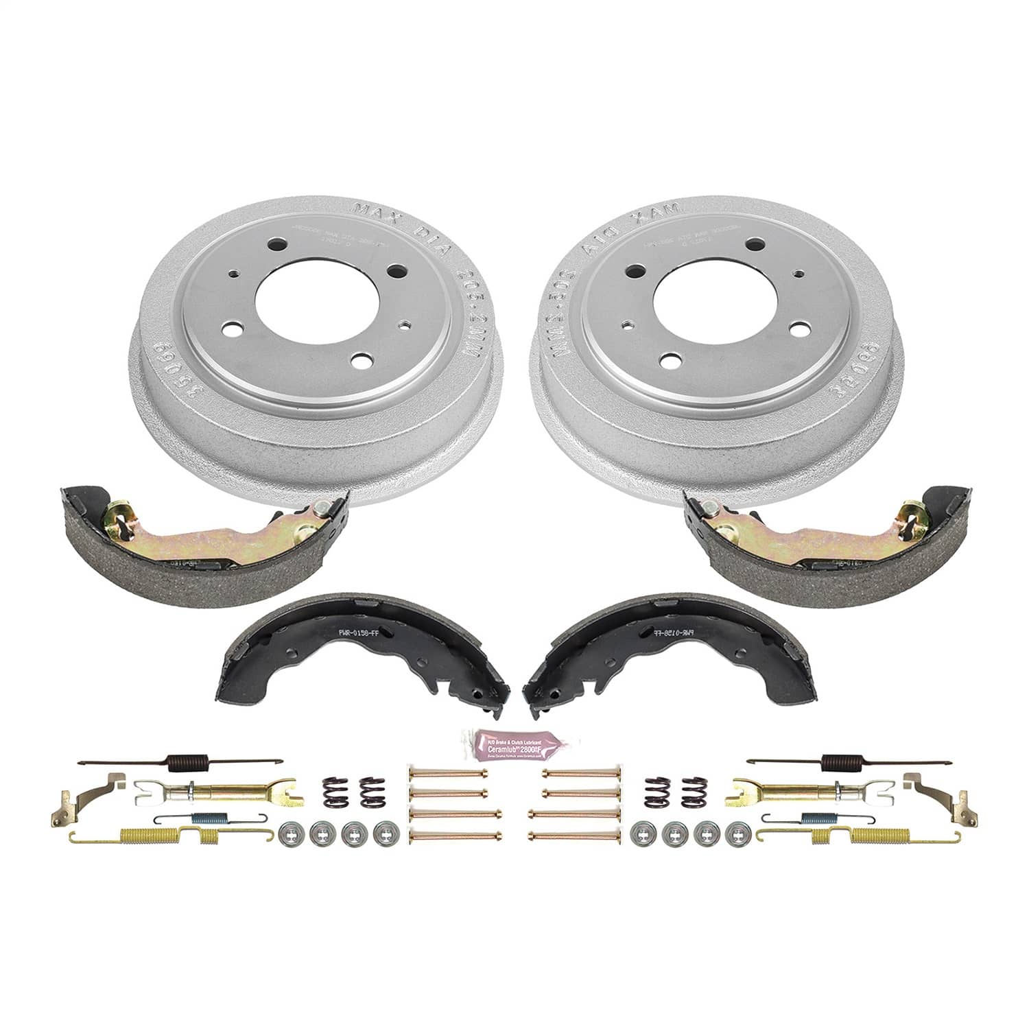 Power Stop - KOE15337DK - Rear - Drum Brake Shoe and Drum Kit