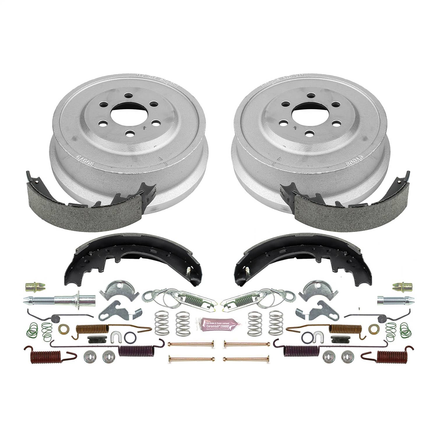 Power Stop - KOE15343DK - Rear - Drum Brake Shoe and Drum Kit
