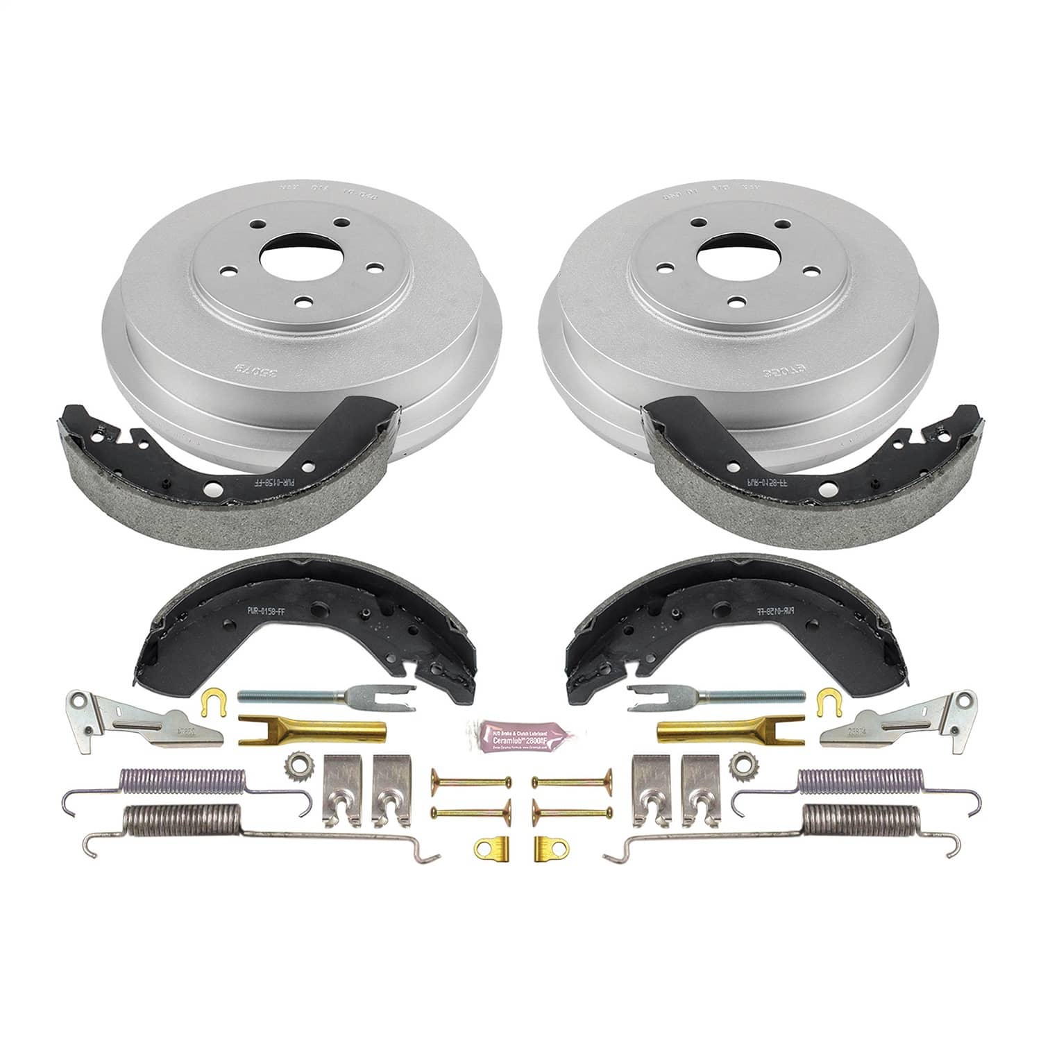 Power Stop - KOE15358DK - Rear - Drum Brake Shoe and Drum Kit