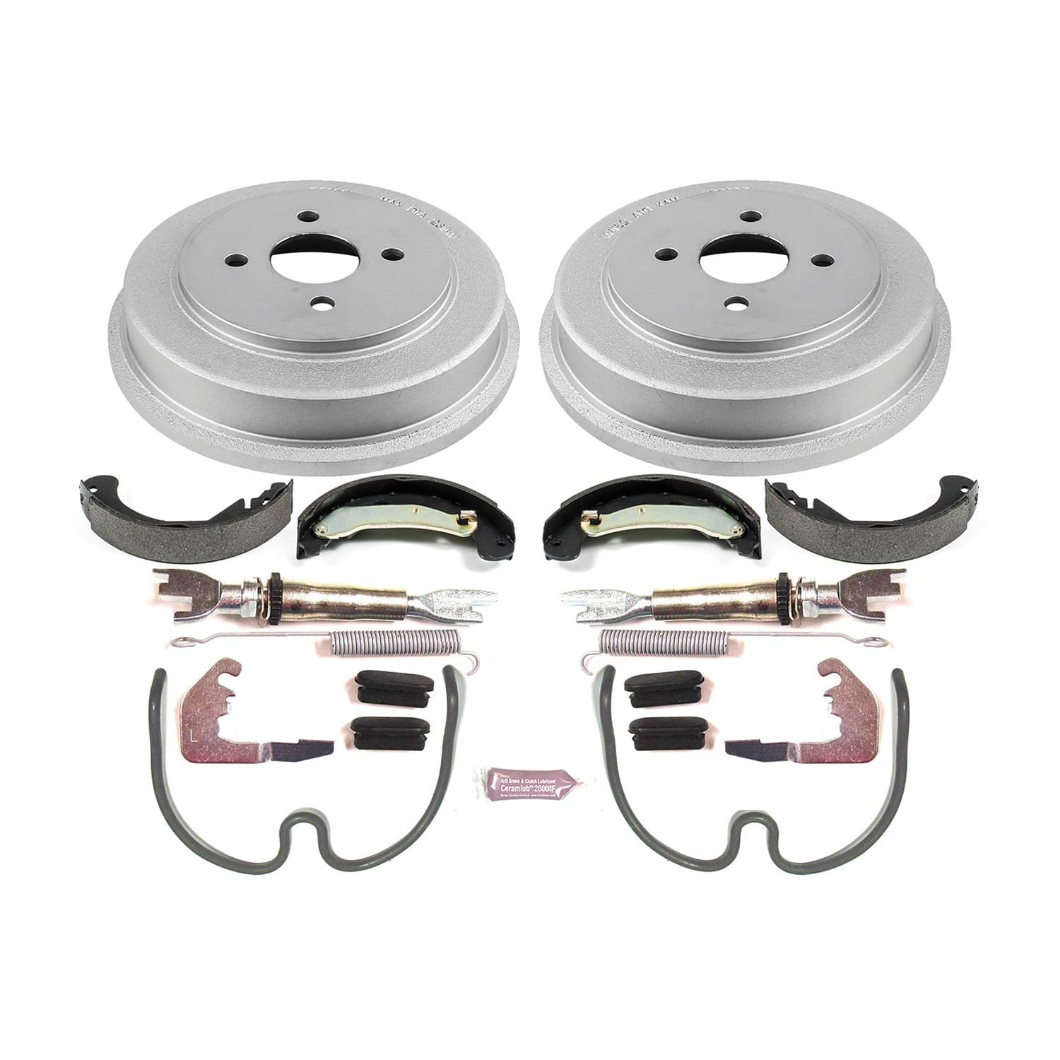 Power Stop - KOE15382DK - Rear - Drum Brake Shoe and Drum Kit