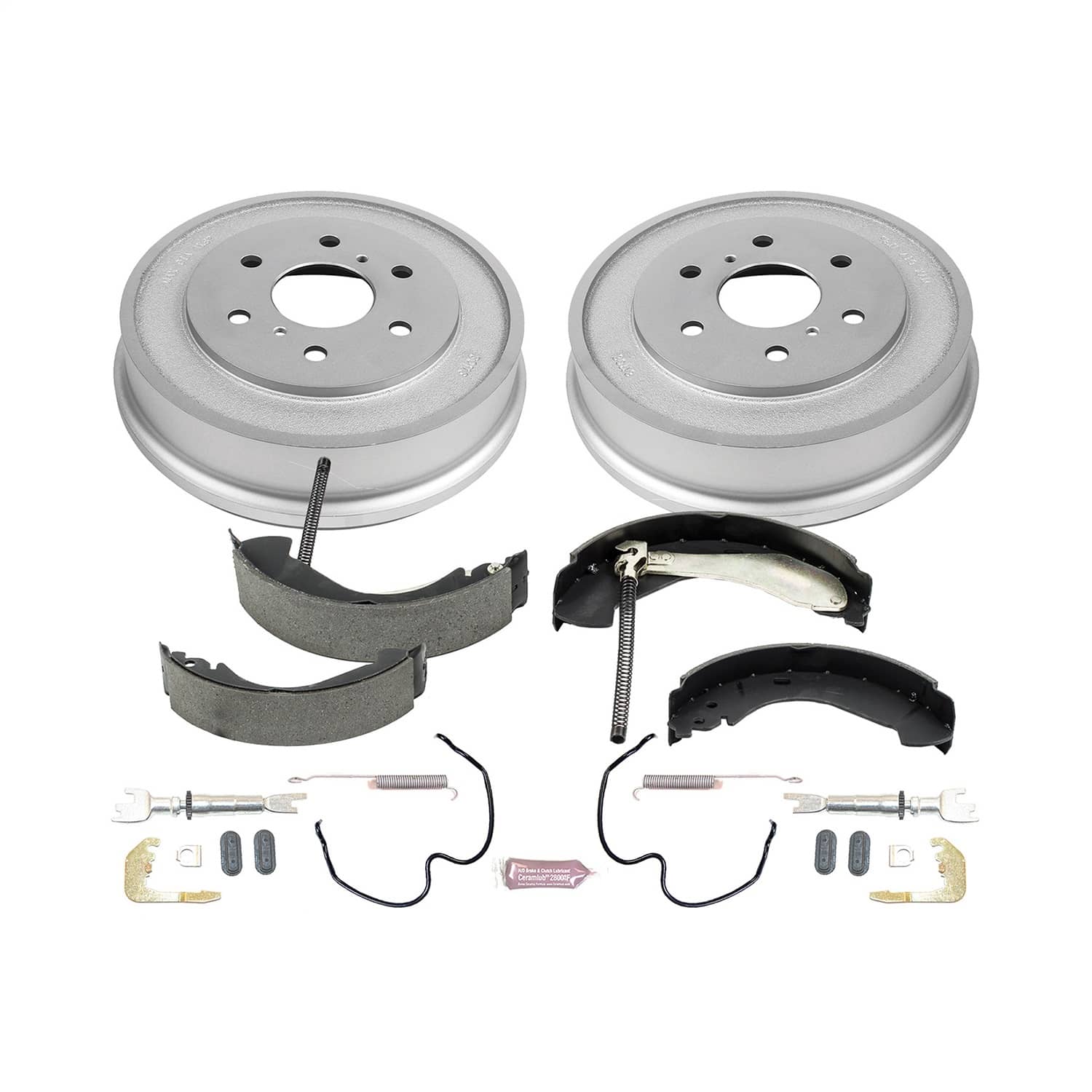 Power Stop - KOE15394DK - Rear - Drum Brake Shoe and Drum Kit
