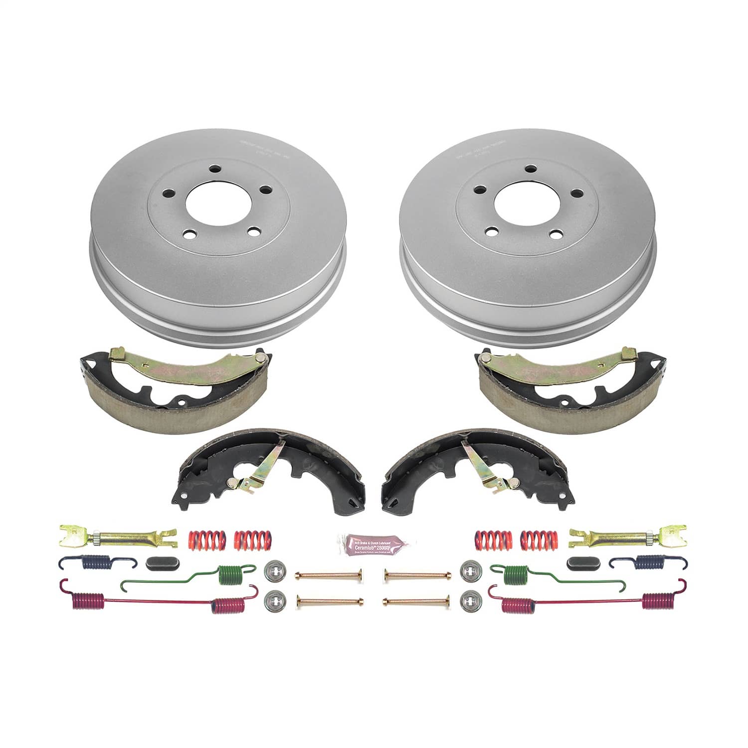 Power Stop - KOE15406DK - Rear - Drum Brake Shoe and Drum Kit