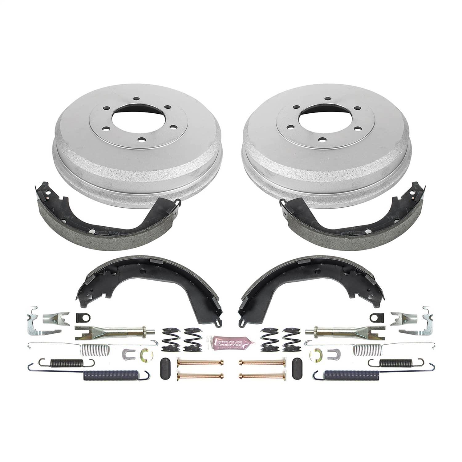 Power Stop - KOE15410DK - Rear - Drum Brake Shoe and Drum Kit