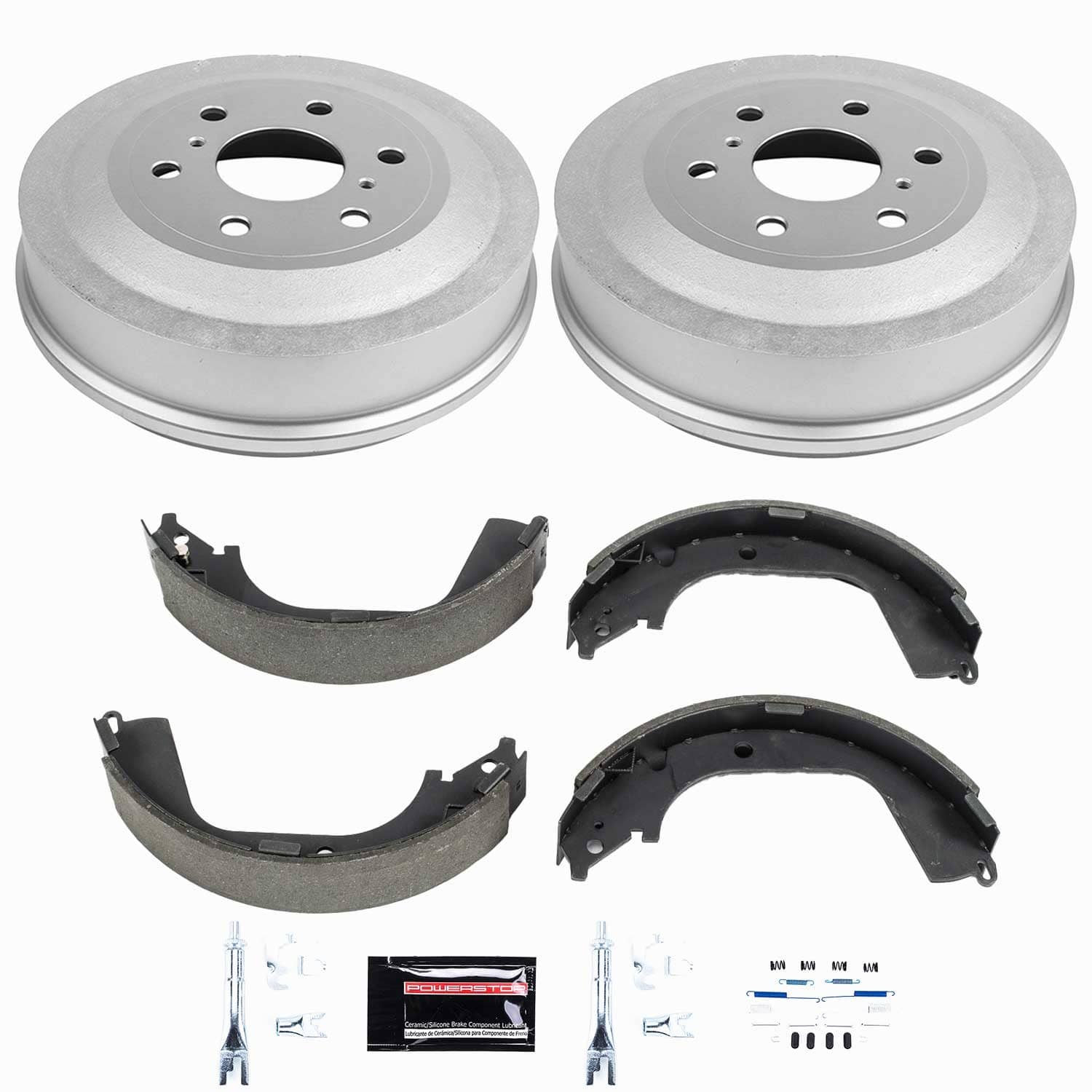 Power Stop - KOE15411DK - Rear - Drum Brake Shoe and Drum Kit