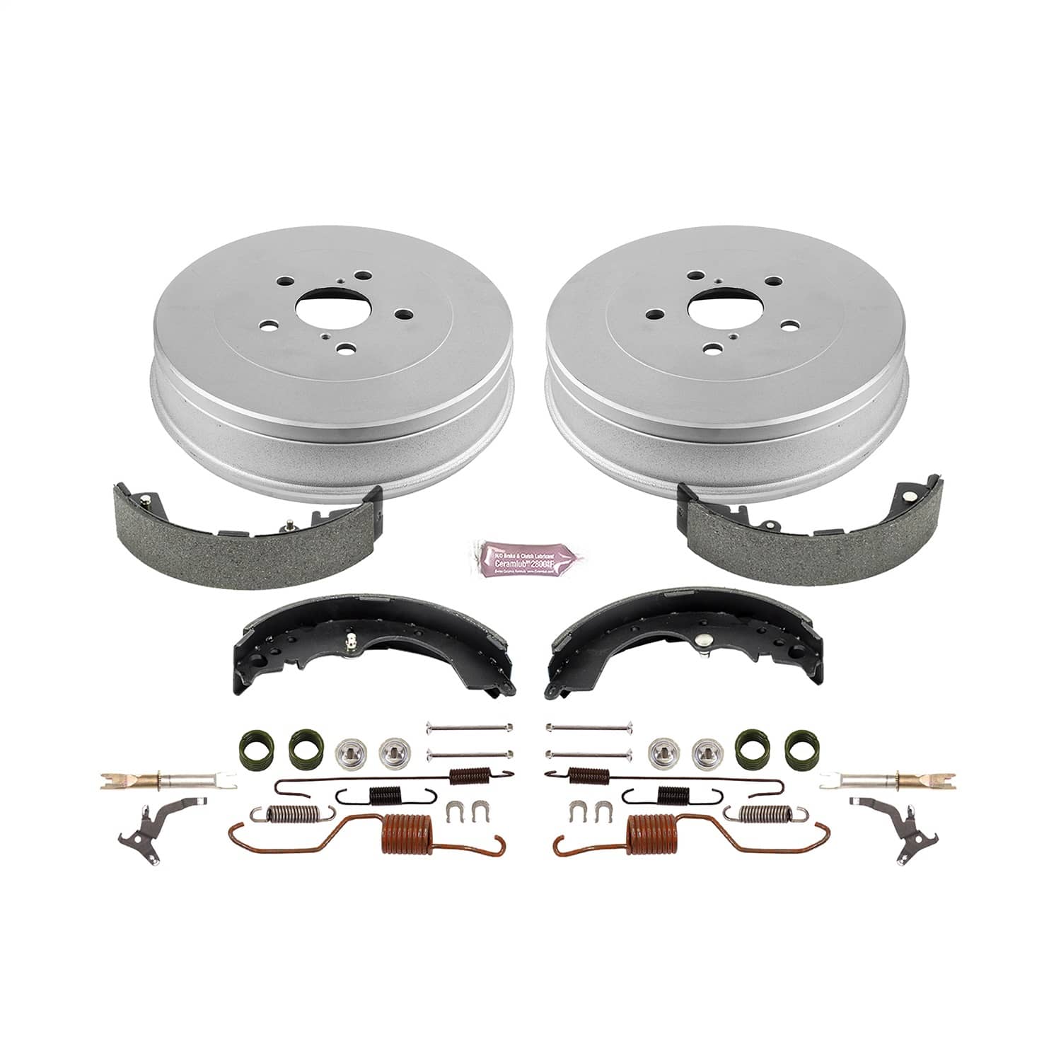 Power Stop - KOE15412DK - Rear - Drum Brake Shoe and Drum Kit