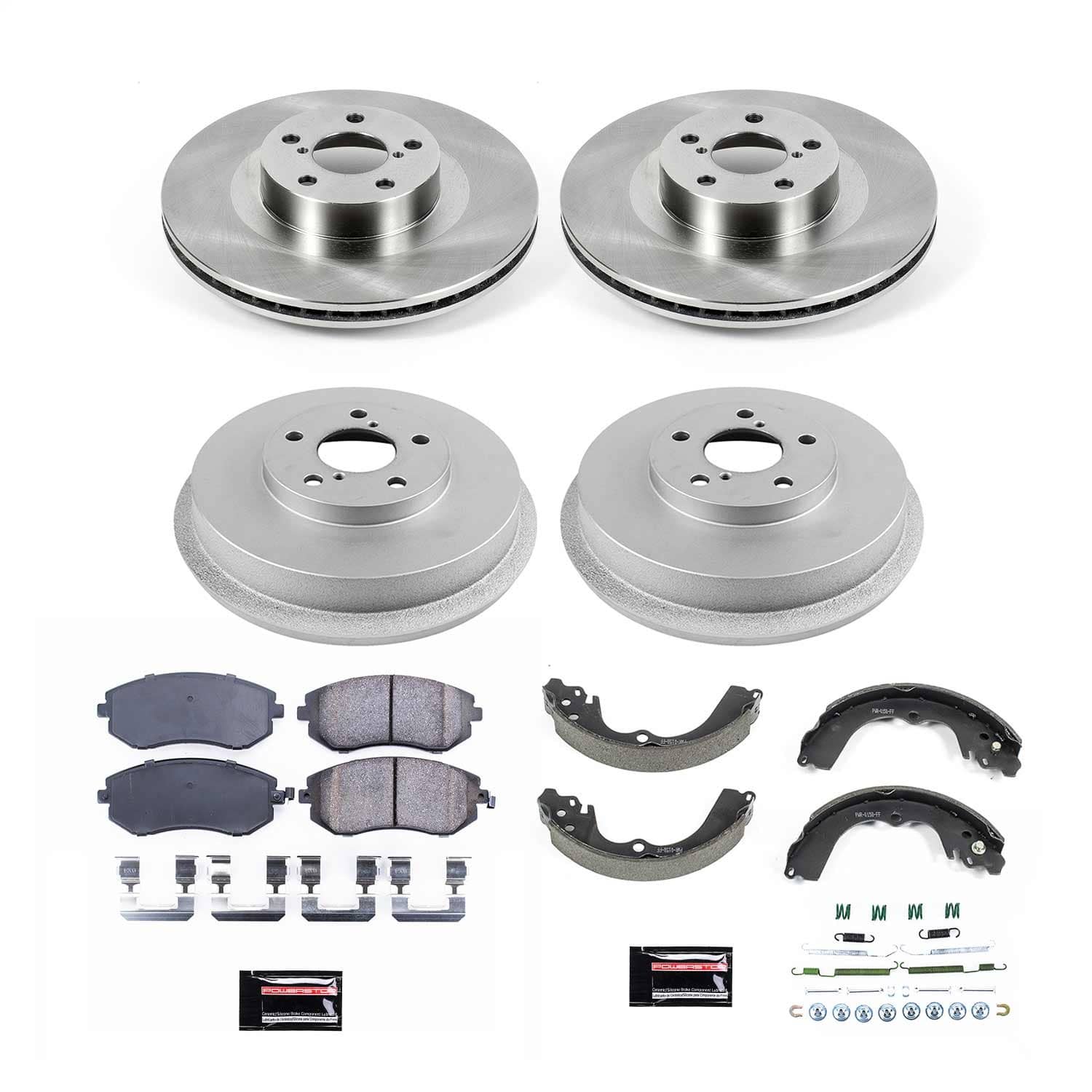 Power Stop - KOE15467DK - Complete Vehicle Disc/Drum Brake Kit