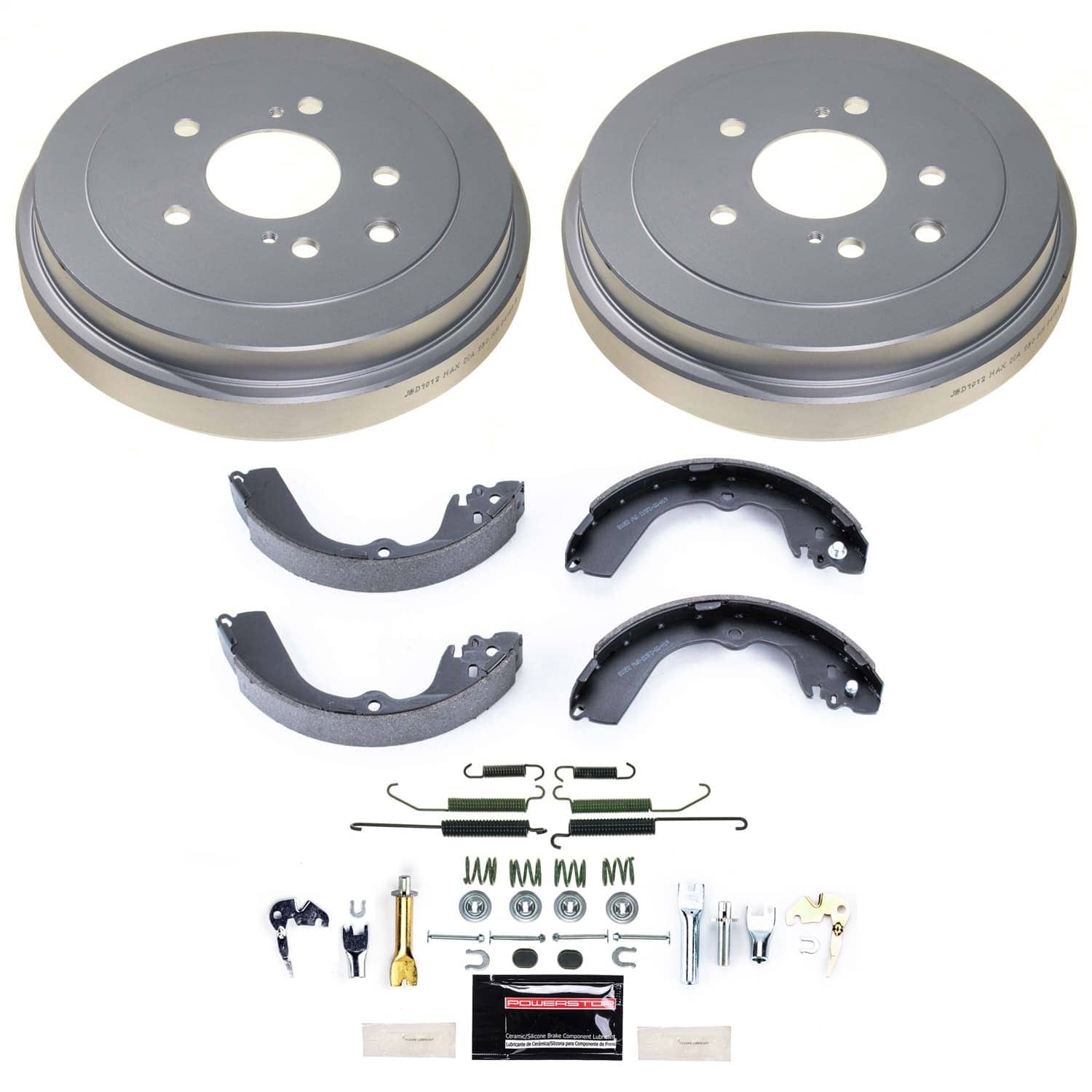 Power Stop - KOE15478DK - Rear - Drum Brake Shoe and Drum Kit