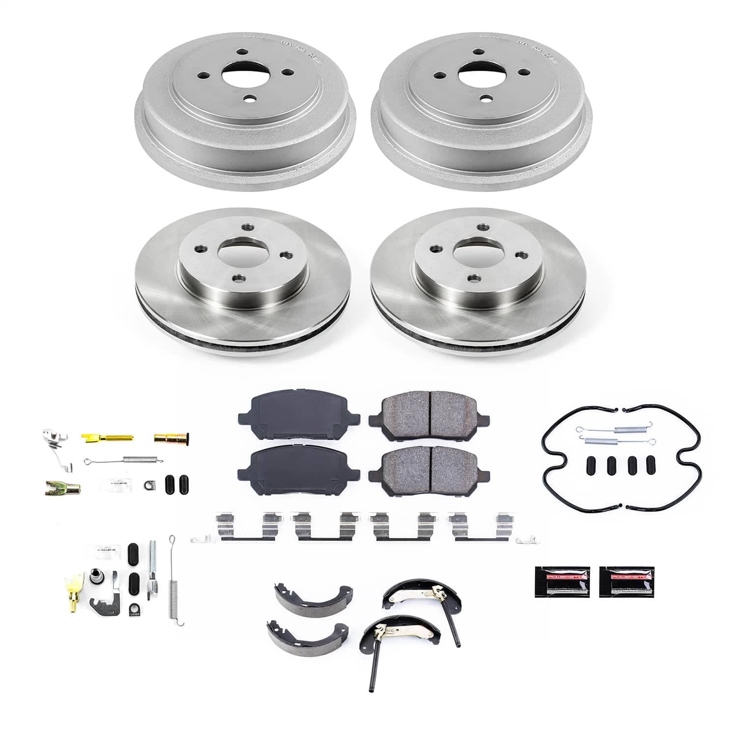Power Stop - KOE15520DK - Complete Vehicle Disc/Drum Brake Kit