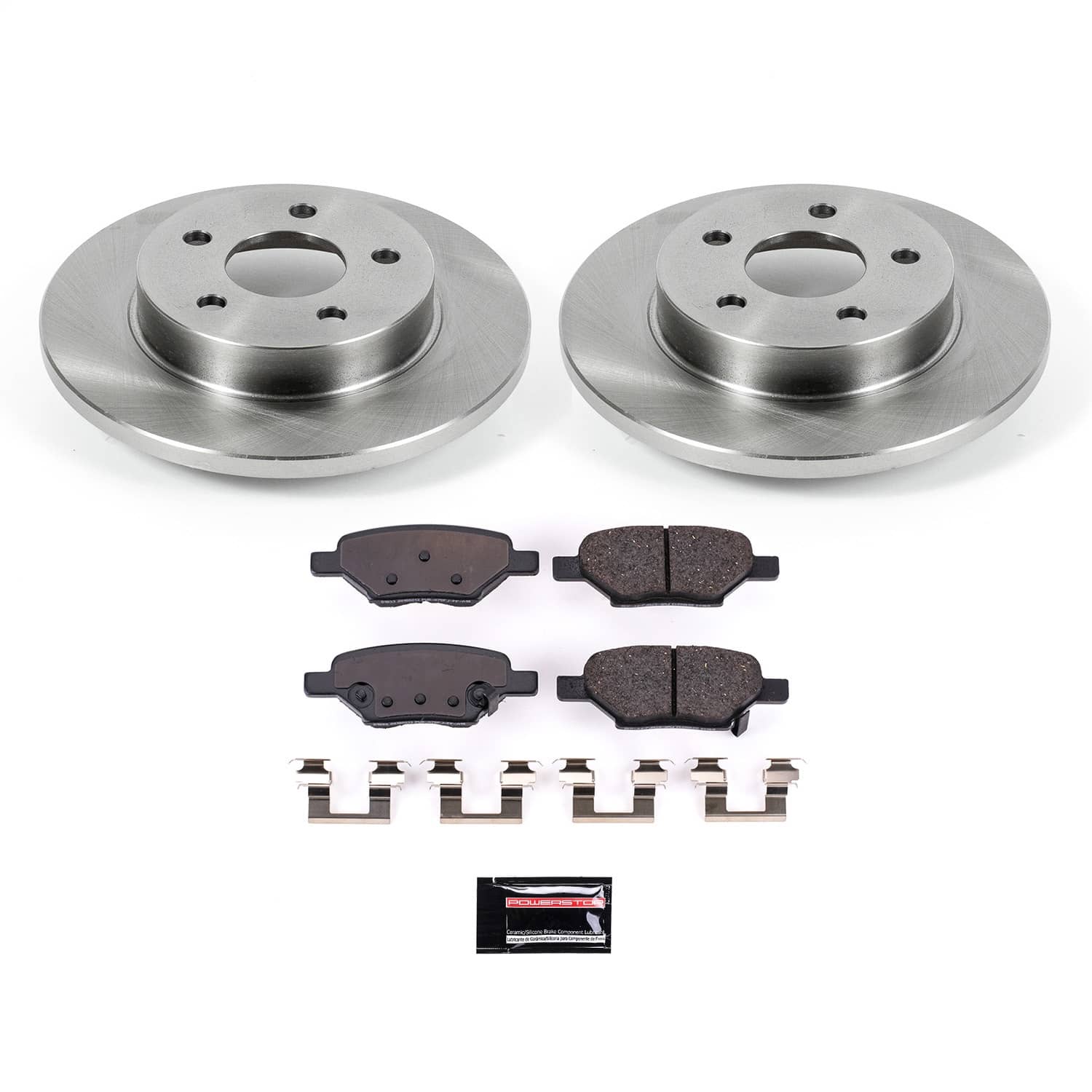 Power Stop - KOE1616 - Rear - Disc Brake Pad and Rotor Kit