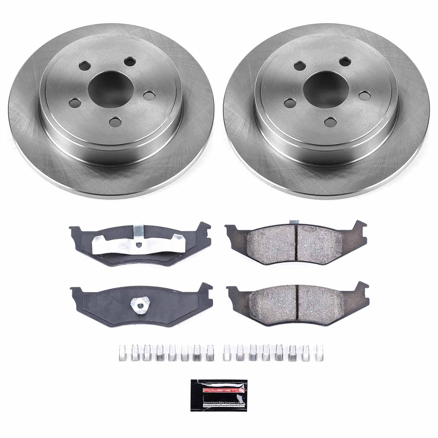 Power Stop - KOE1709 - Rear - Disc Brake Pad and Rotor Kit