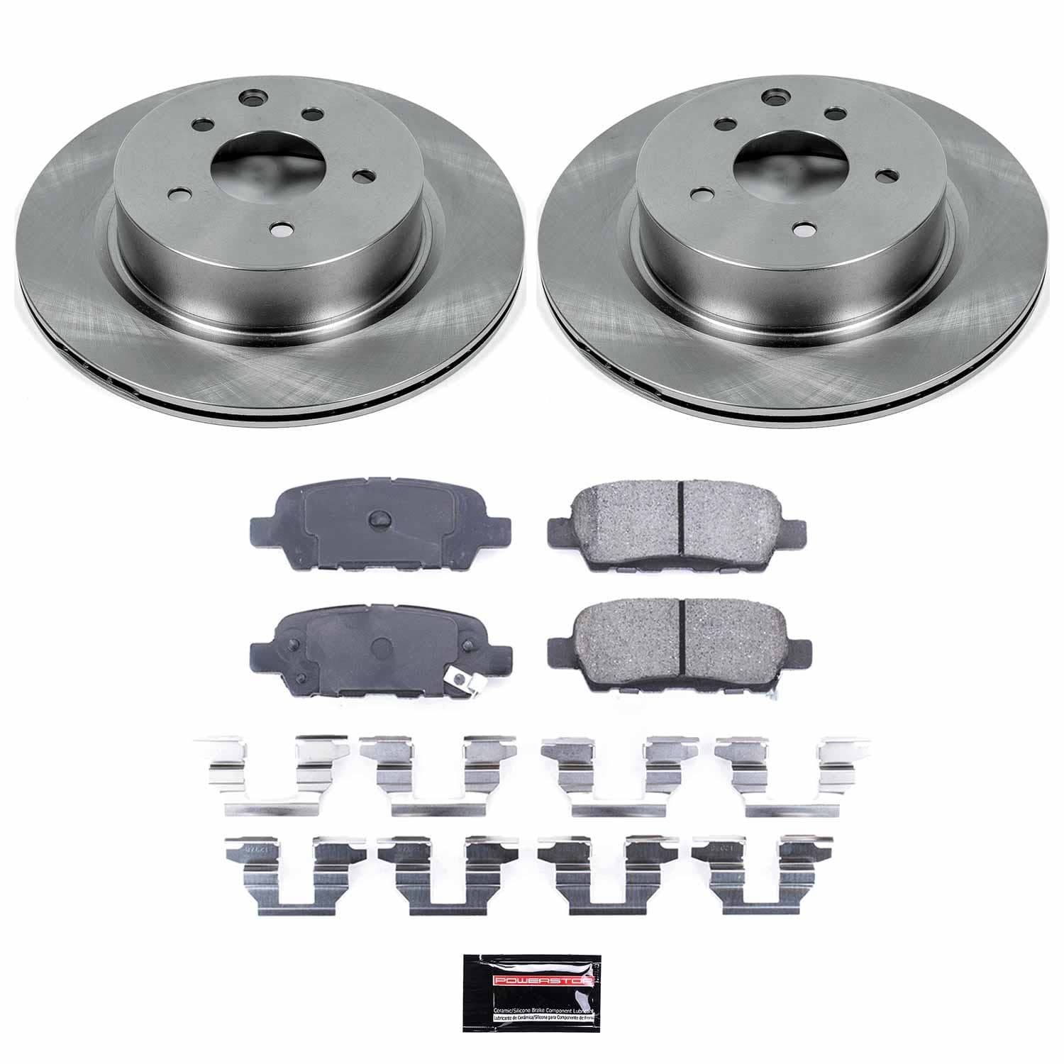 Power Stop - KOE179 - Rear - Disc Brake Pad and Rotor Kit