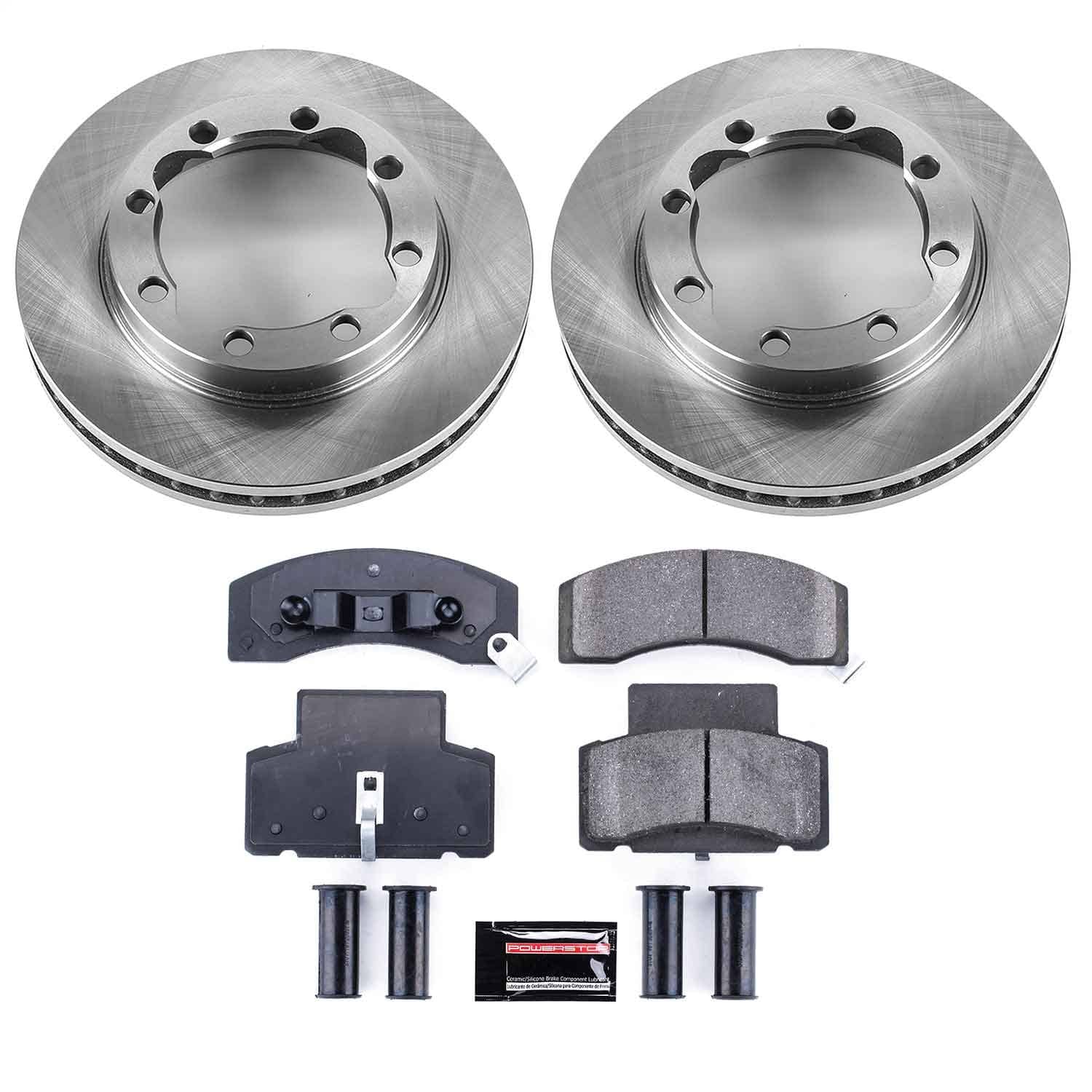 Power Stop - KOE1992 - Front - Disc Brake Pad and Rotor Kit
