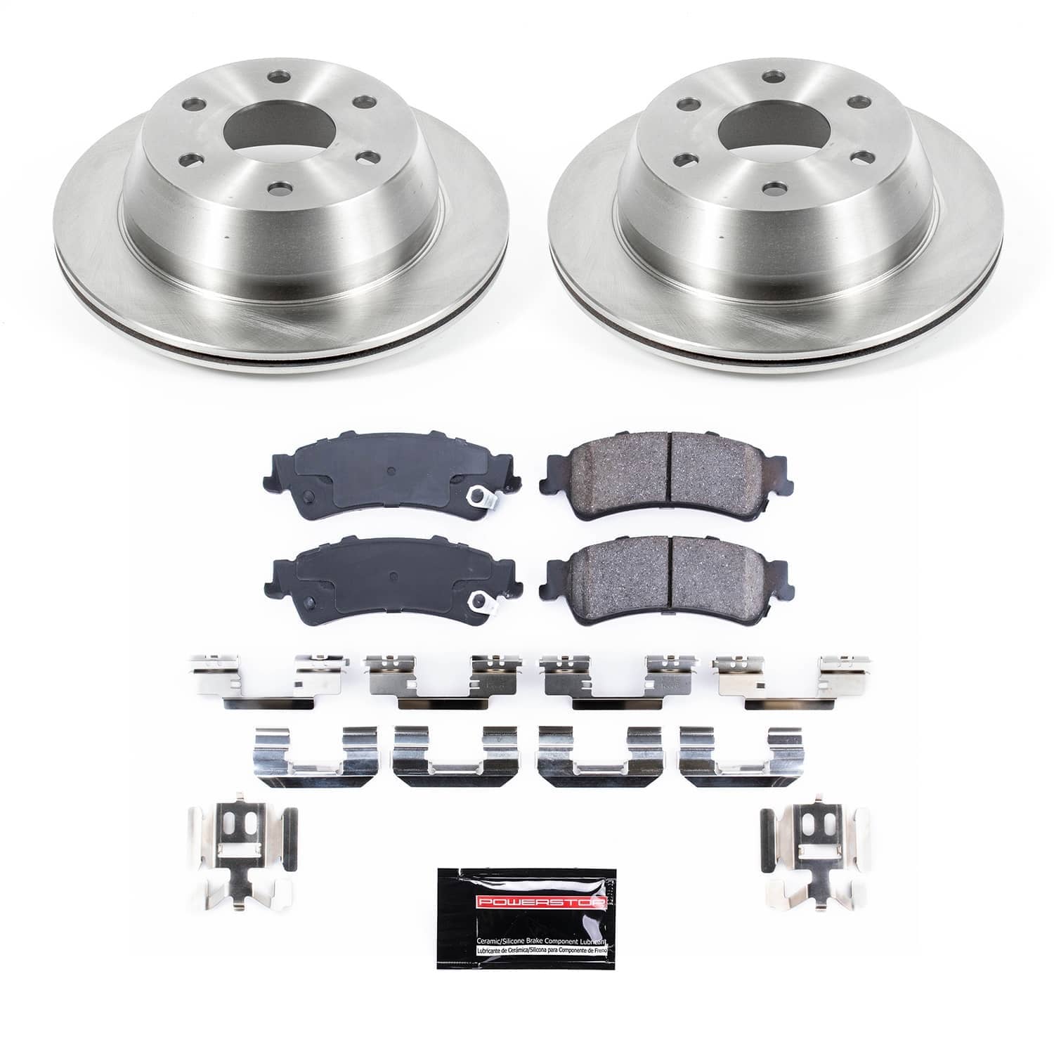 Power Stop - KOE2018 - Rear - Disc Brake Pad and Rotor Kit