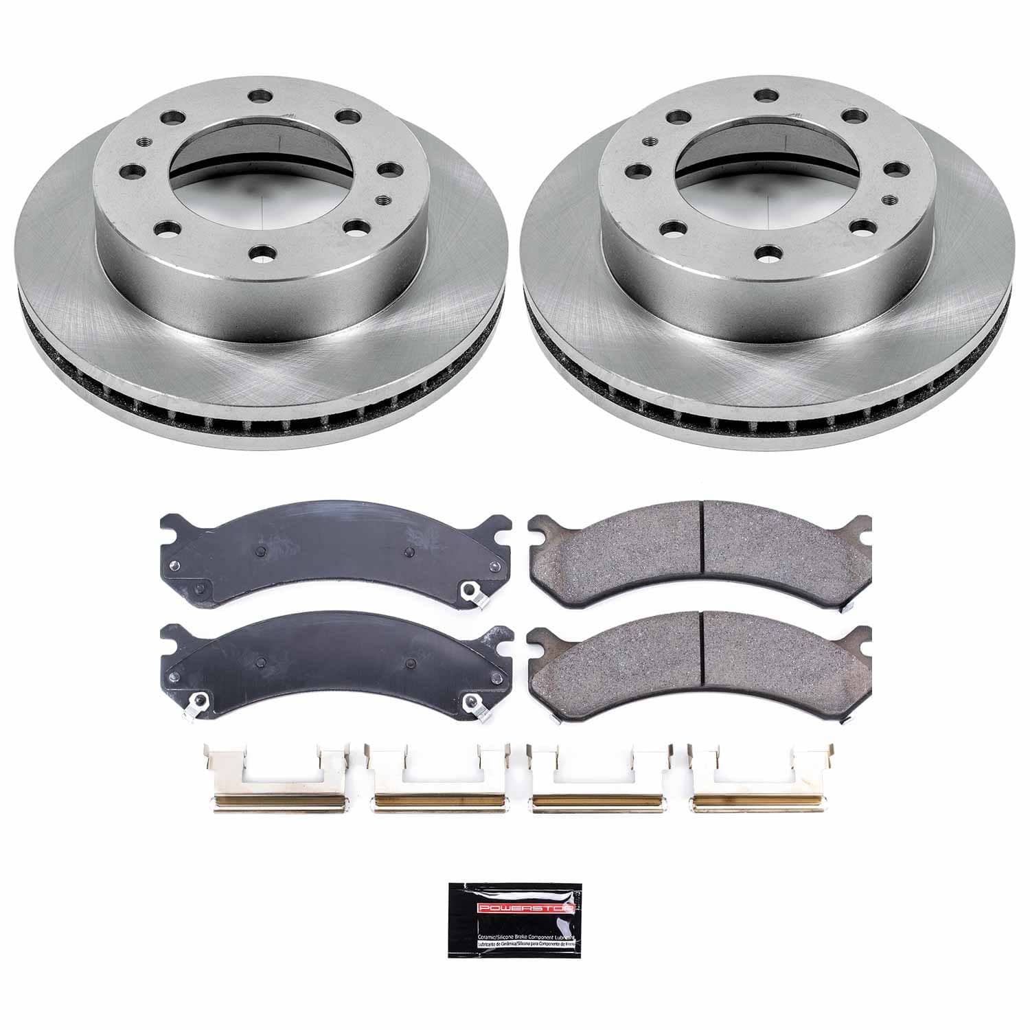 Power Stop - KOE2020 - Front - Disc Brake Pad and Rotor Kit