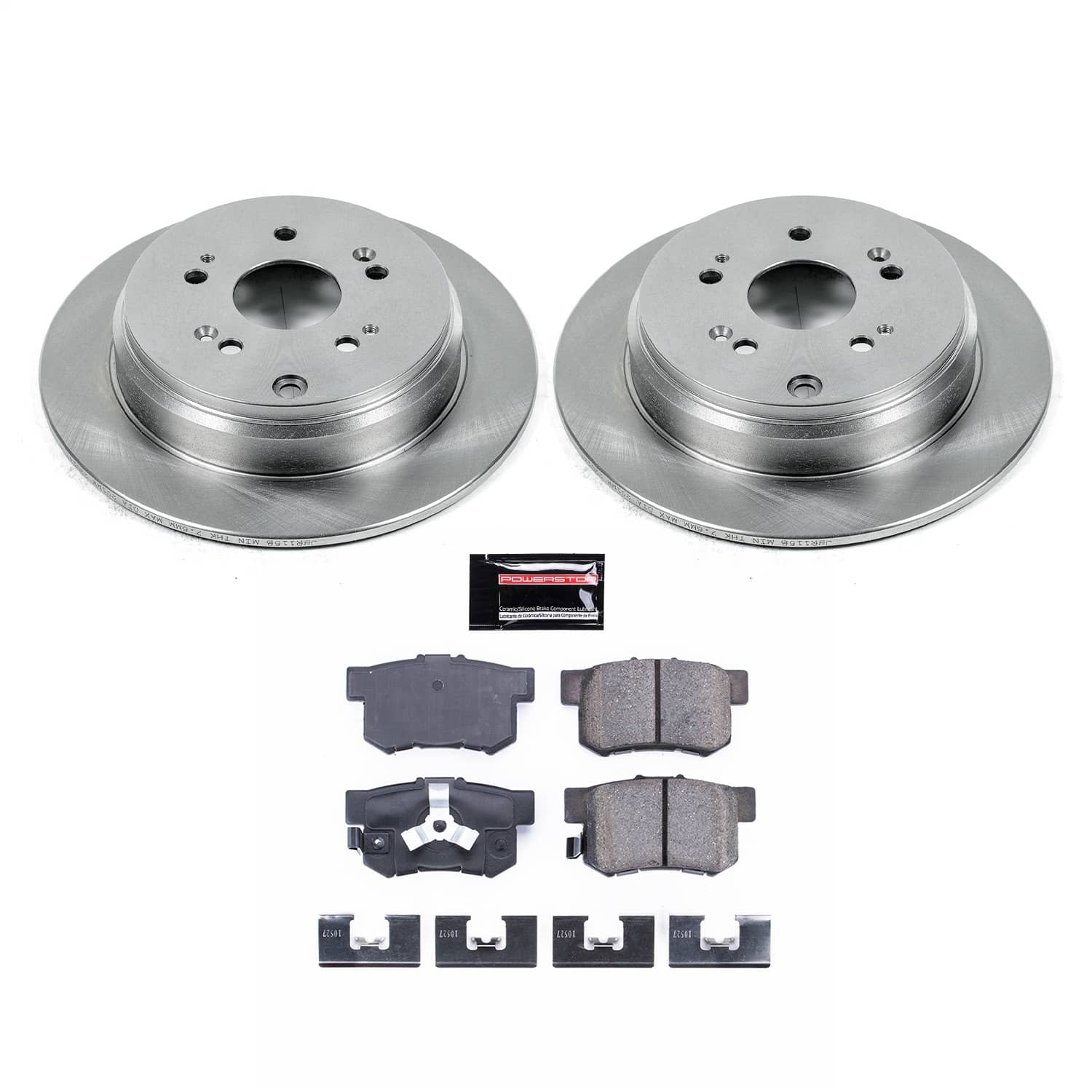 Power Stop - KOE206 - Rear - Disc Brake Pad and Rotor Kit