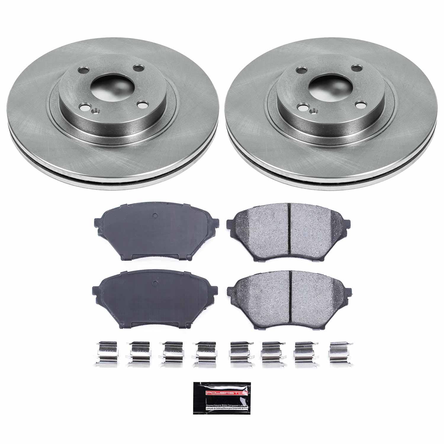 Power Stop - KOE2353 - Front - Disc Brake Pad and Rotor Kit