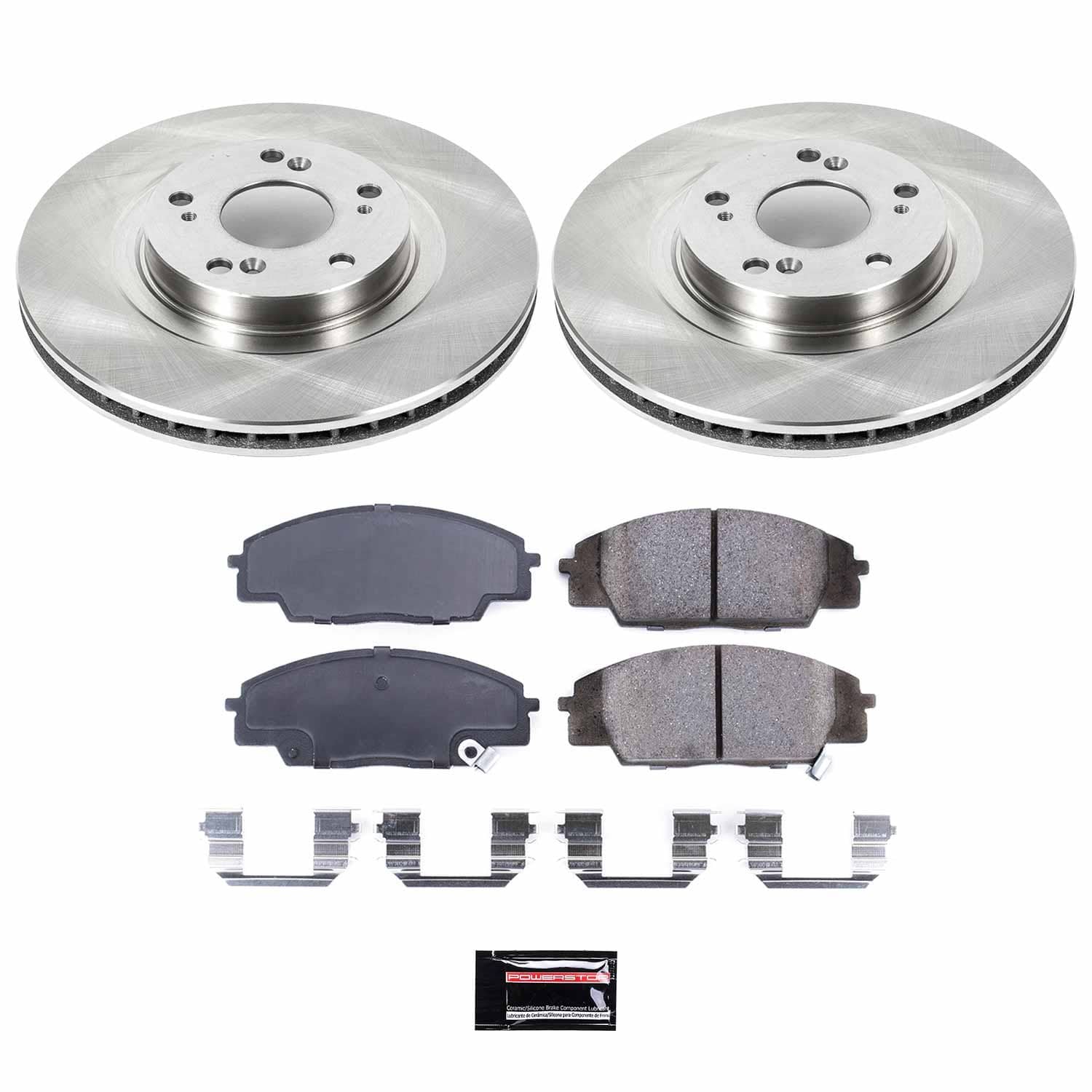 Power Stop - KOE2439 - Front - Disc Brake Pad and Rotor Kit
