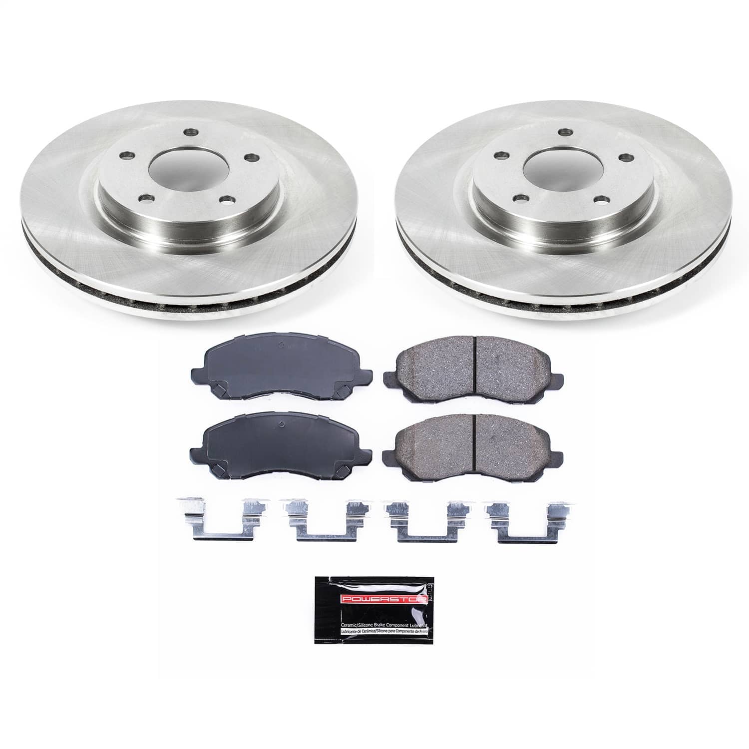 Power Stop - KOE3032 - Front - Disc Brake Pad and Rotor Kit