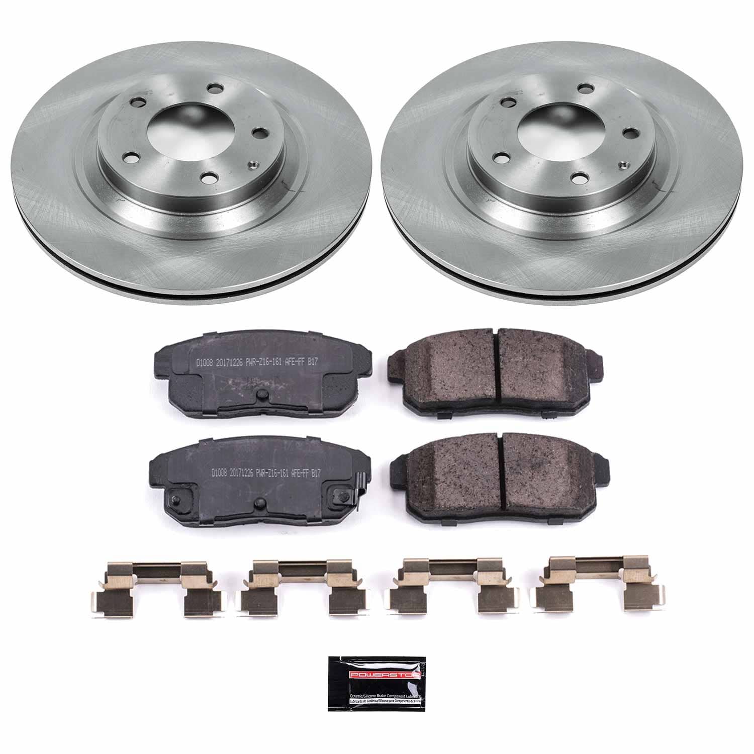 Power Stop - KOE3146 - Rear - Disc Brake Pad and Rotor Kit