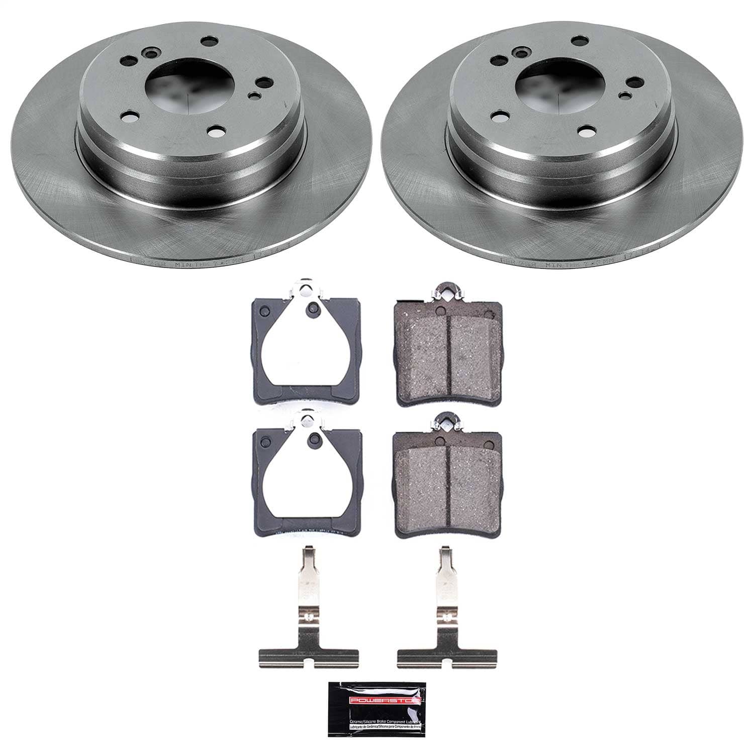 Power Stop - KOE368 - Rear - Disc Brake Pad and Rotor Kit