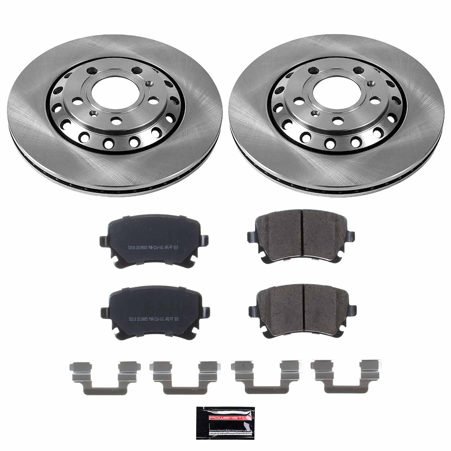 Power Stop - KOE4562 - Rear - Disc Brake Pad and Rotor Kit