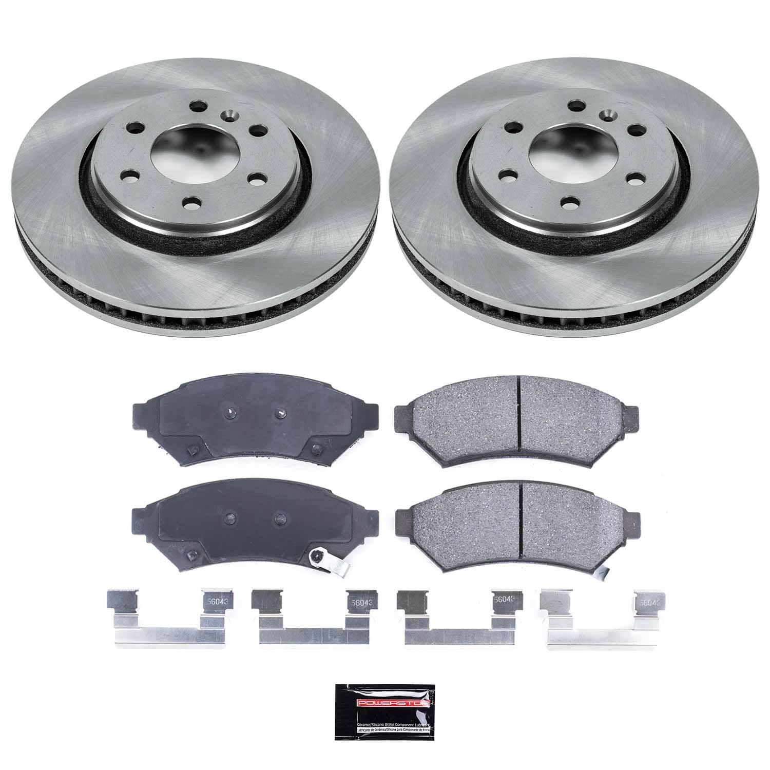 Power Stop - KOE4602 - Front - Disc Brake Pad and Rotor Kit